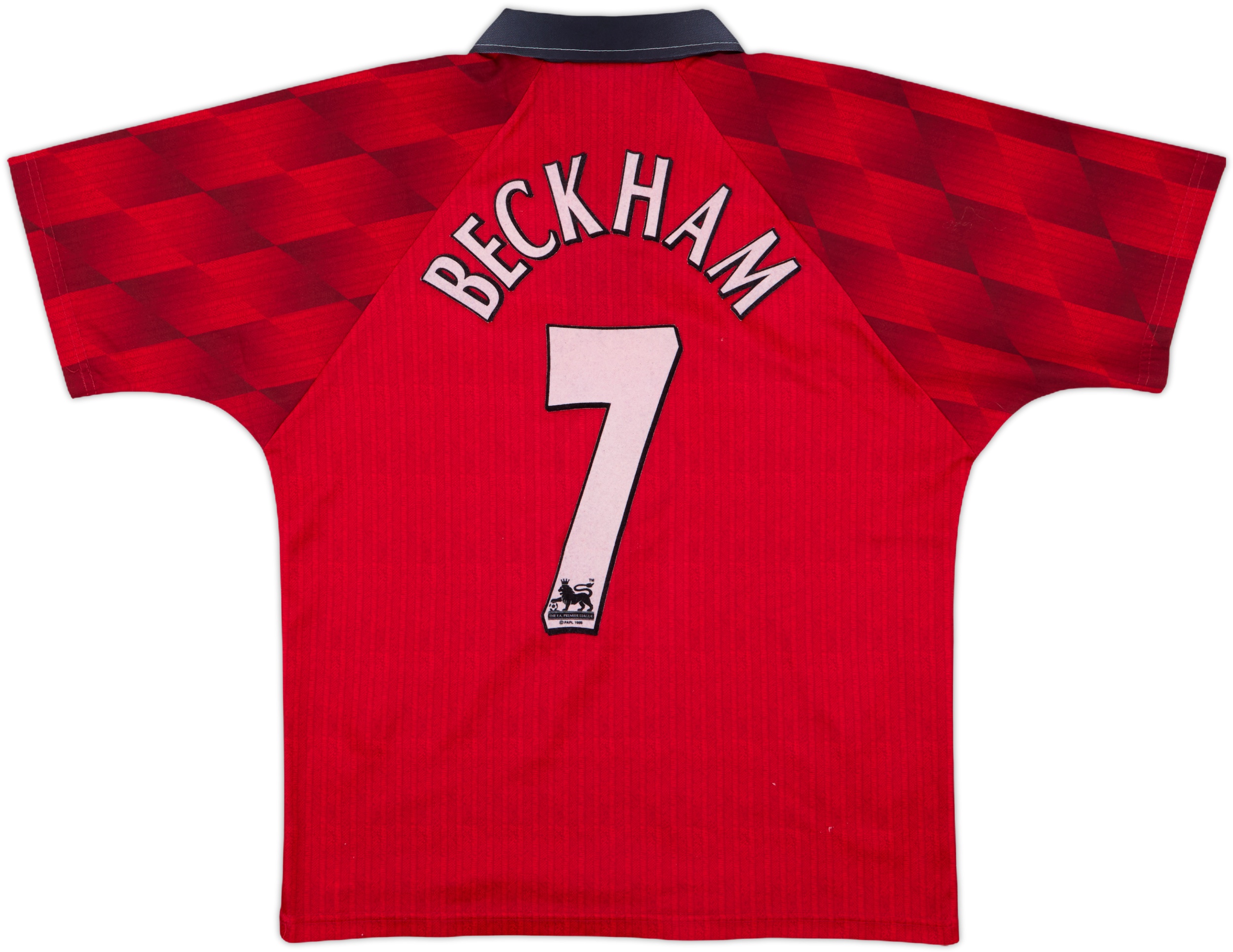 Manchester united umbro Beckham 7 L 正規品 Manchester United 1996 Sharp Umbro David Beckham 7 Vintage