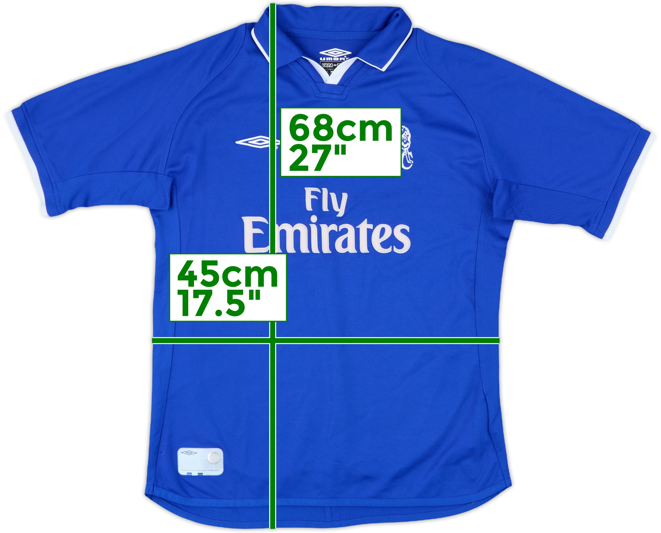 2001-03 Chelsea Home Shirt - 8/10 - (L.Boys)