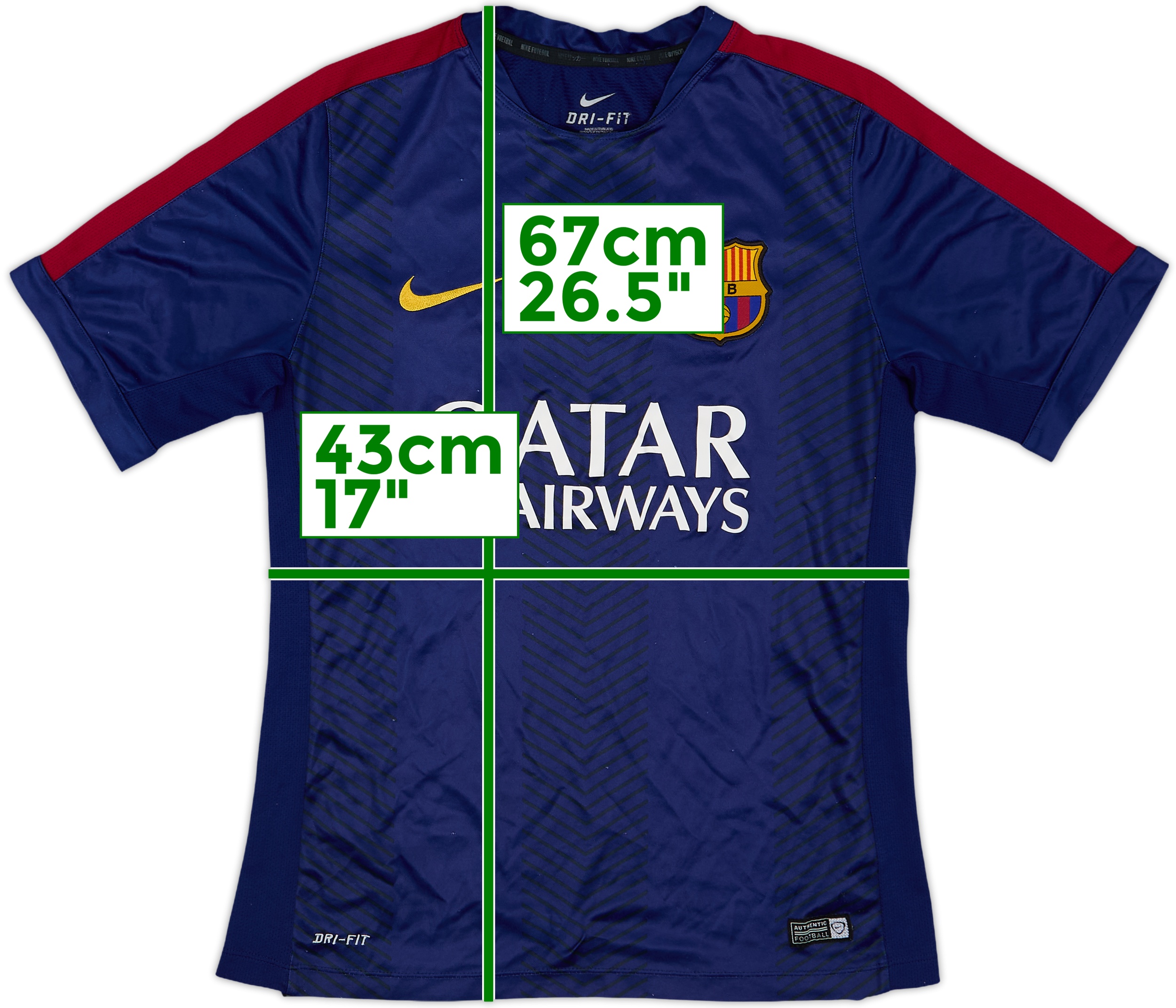 2014-15 Barcelona Nike Training Shirt - 5/10 - (M)
