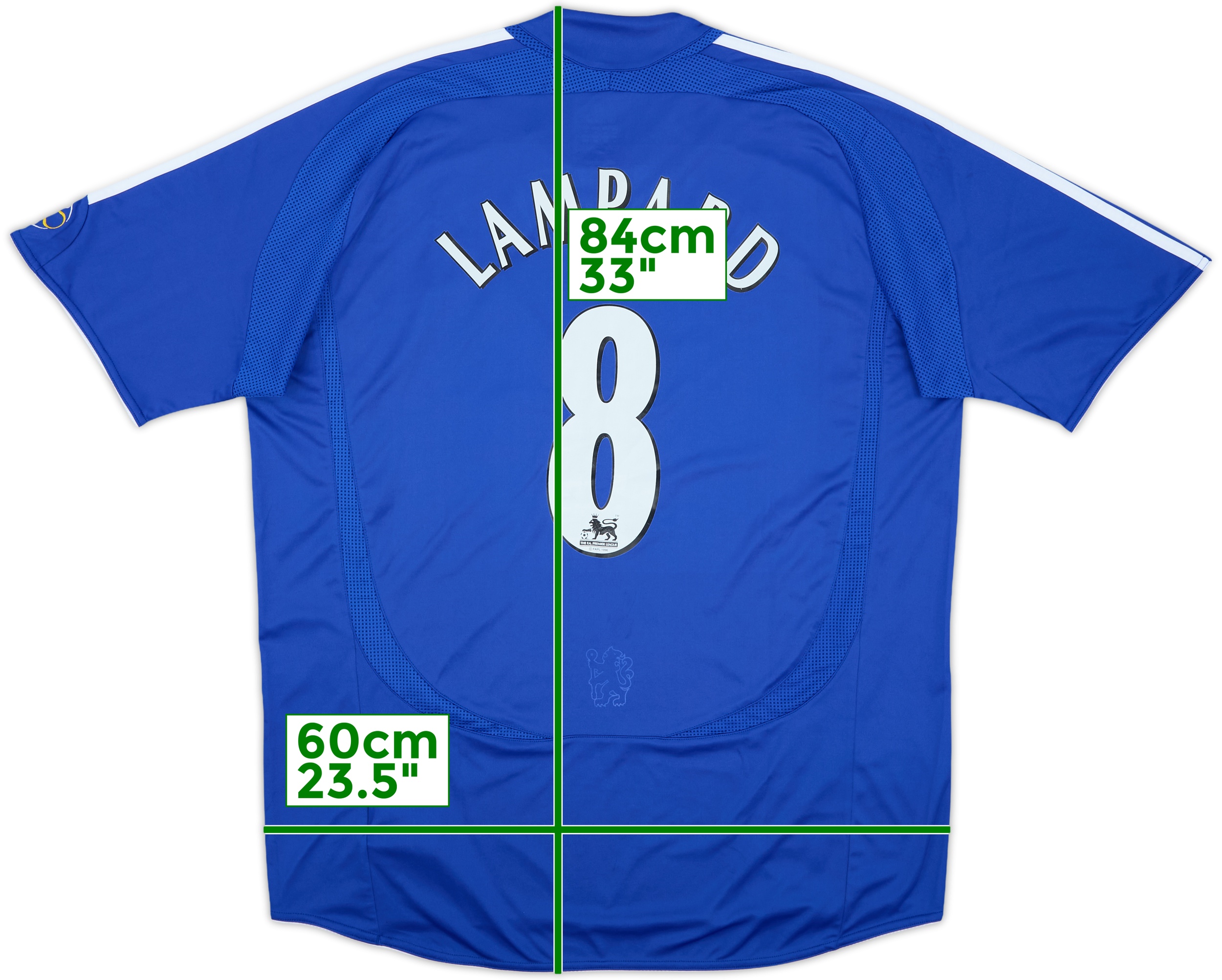 FRANK LAMPARD #8 MEN'S FC CHELSEA 2012/2013 SOCCER FOOTBALL