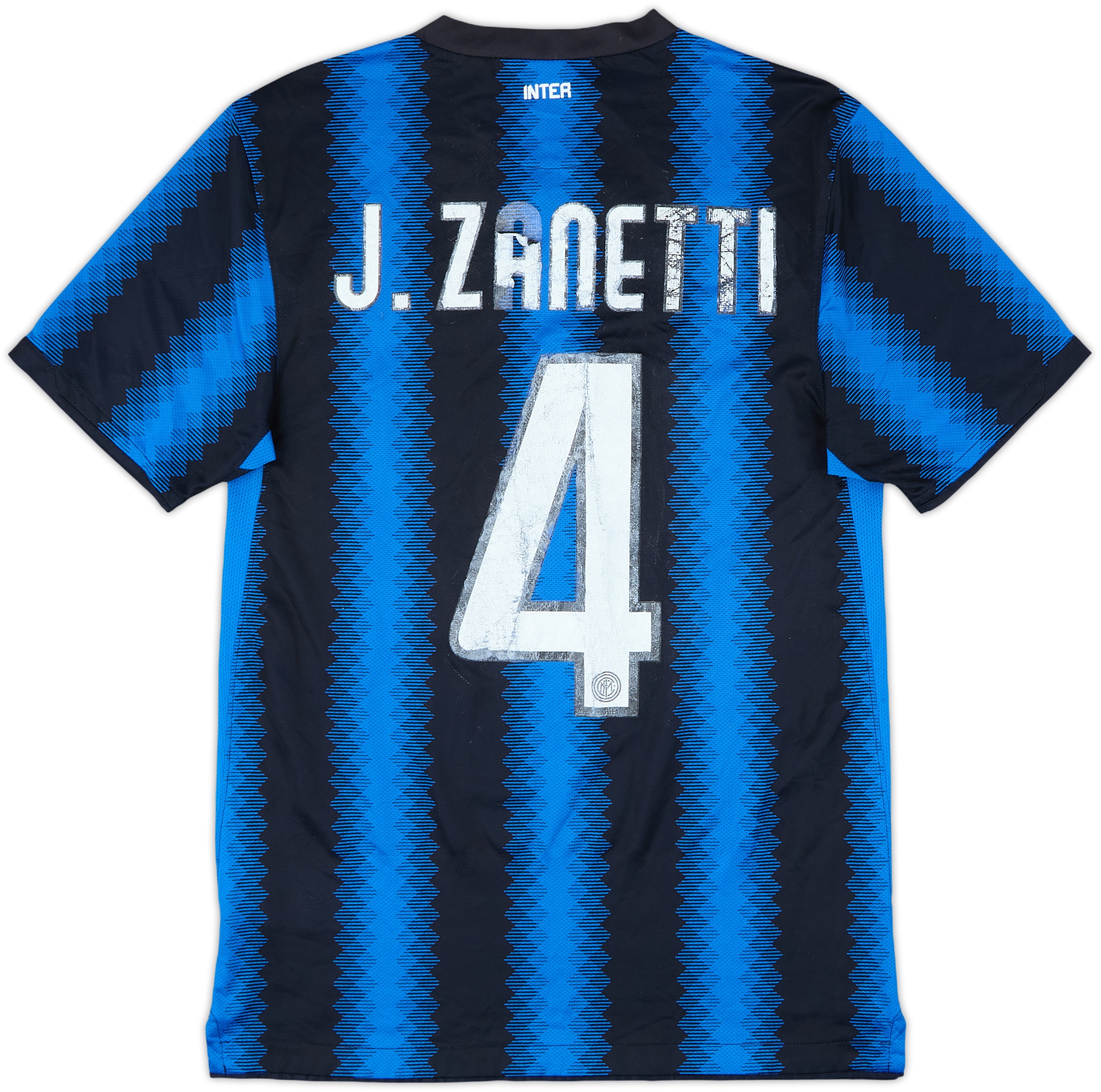2010-11 Inter Milan Away Shirt Zanetti #4 - 6/10 - (XXL)