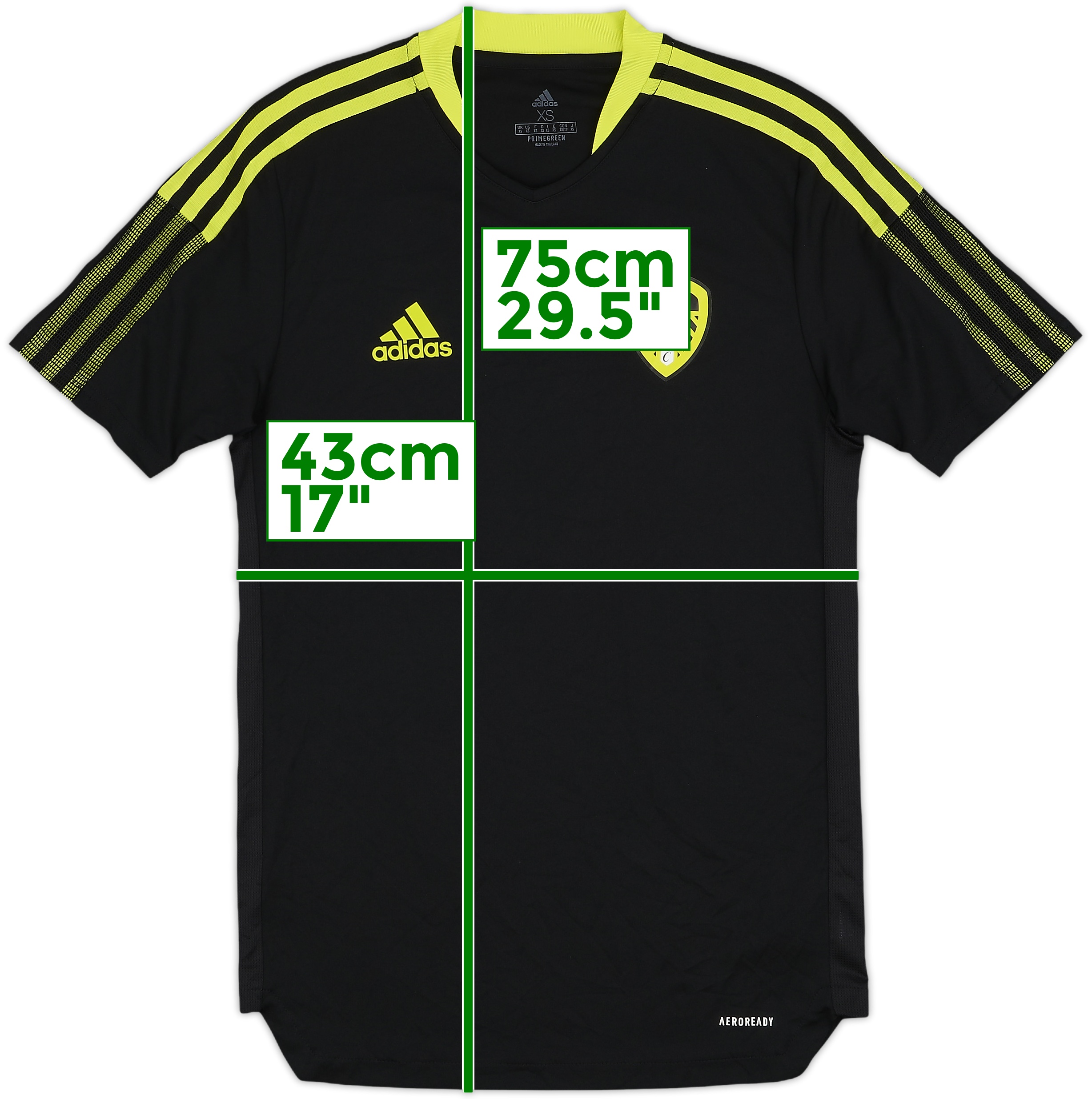 2021-22 Leeds adidas Training Shirt - 10/10 - (XS)
