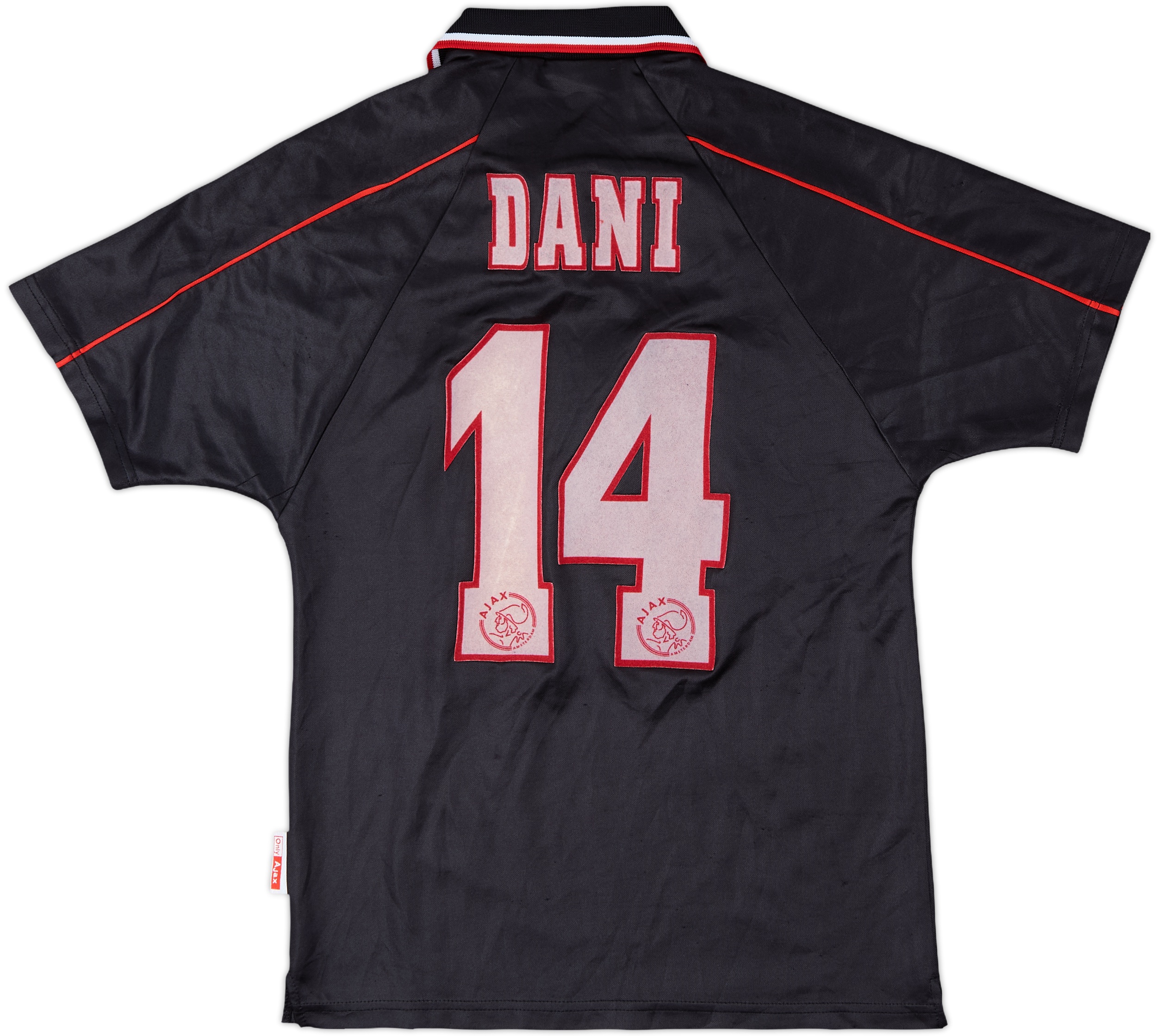 1998-99 Ajax Away Shirt Dani #14 - 7/10 - (XL.Boys)