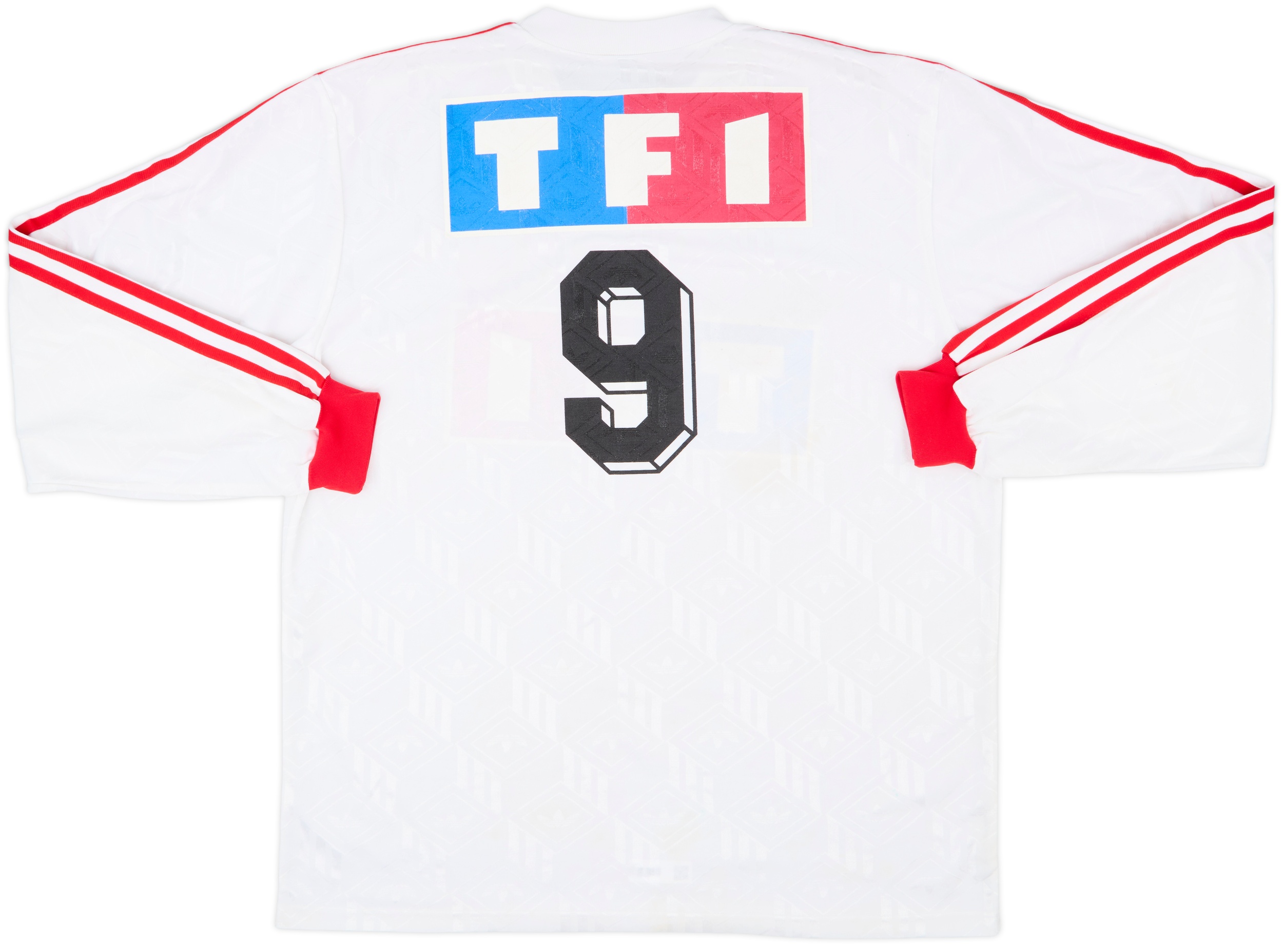 1990s Coupe de France L/S Shirt #9 - 9/10 - (XXL)