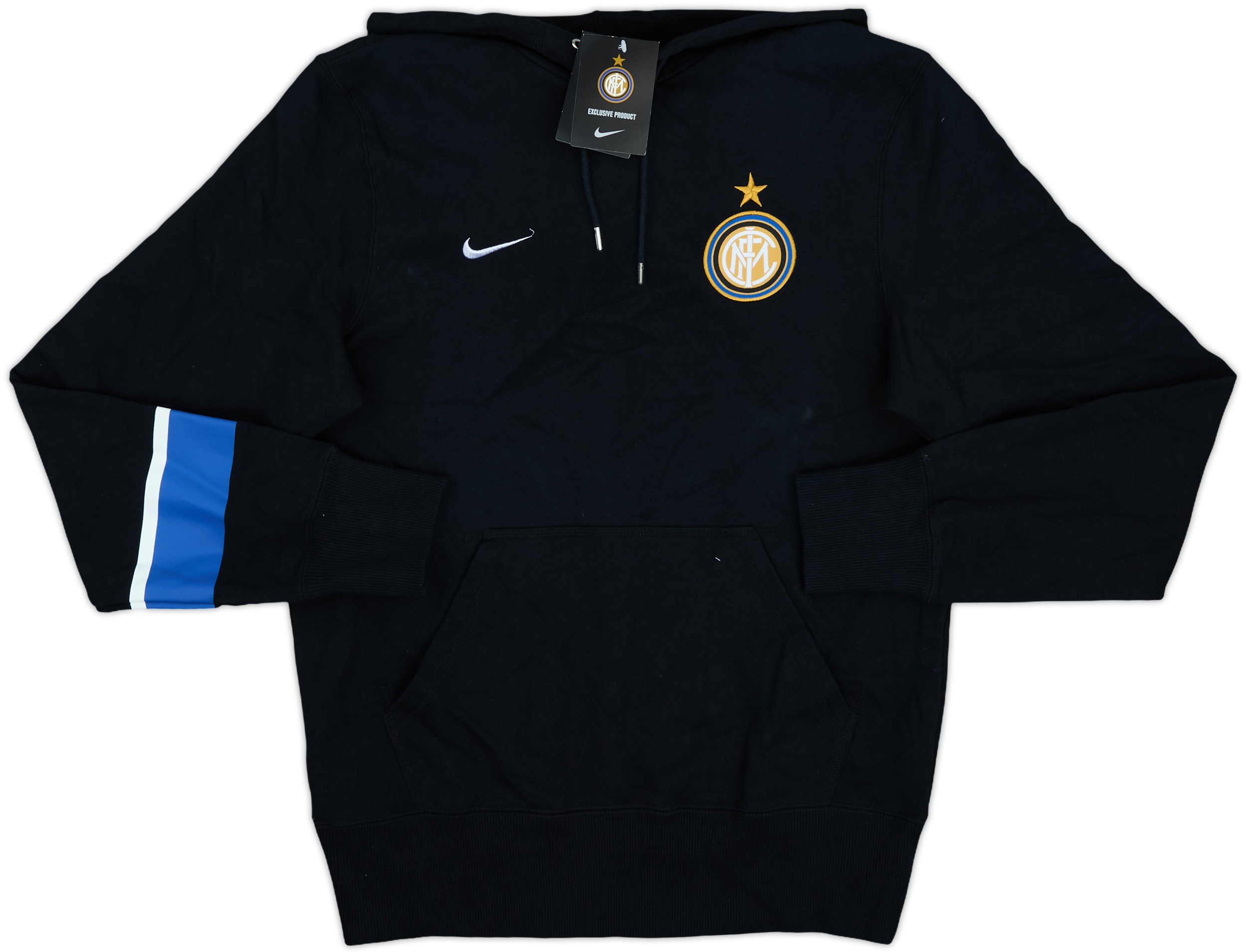 2012-13 Inter Milan Nike Hooded Sweat Top (S)