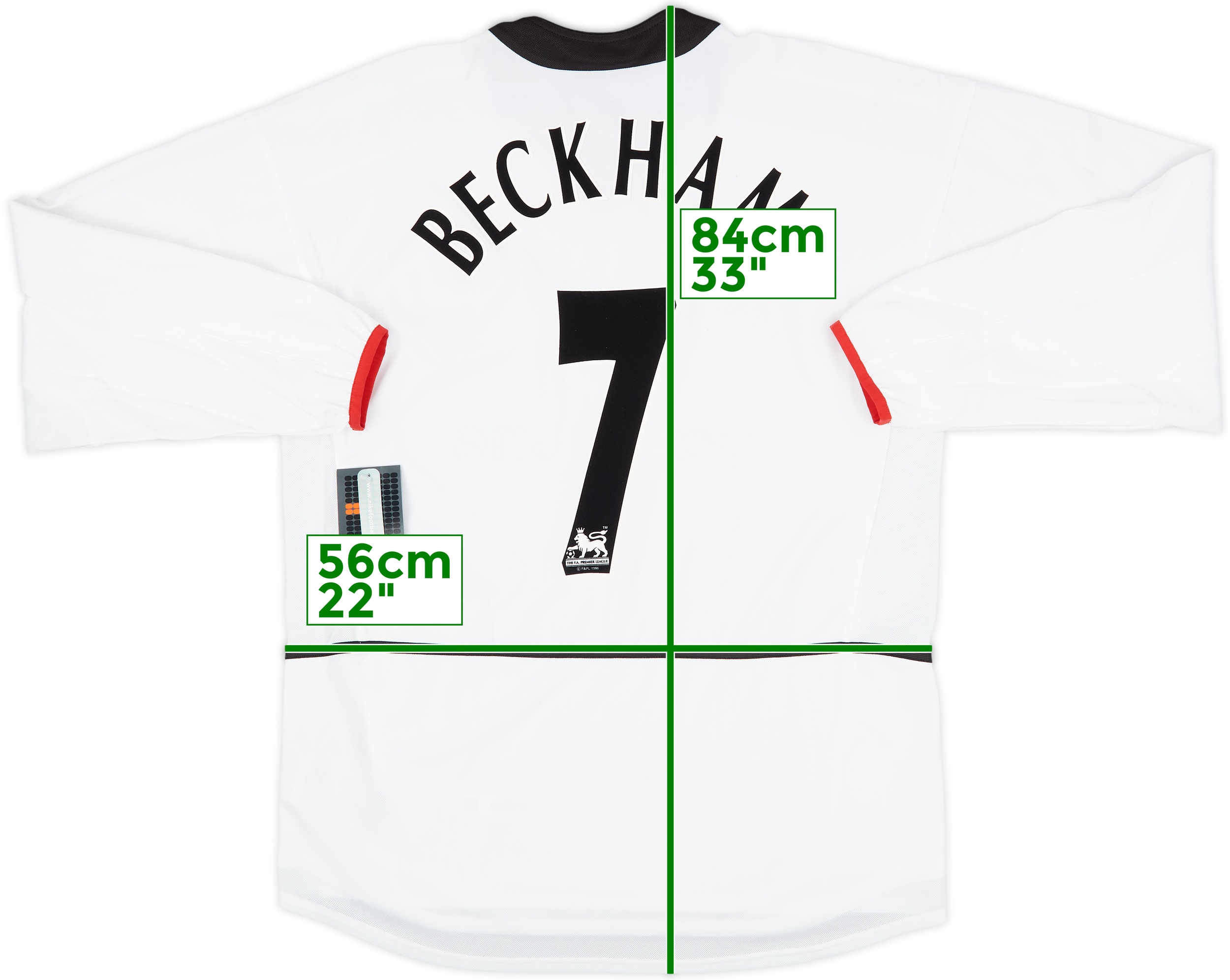 BNWT PLAYER ISSUE Long Sleeve Man United 1999/00 Away #7