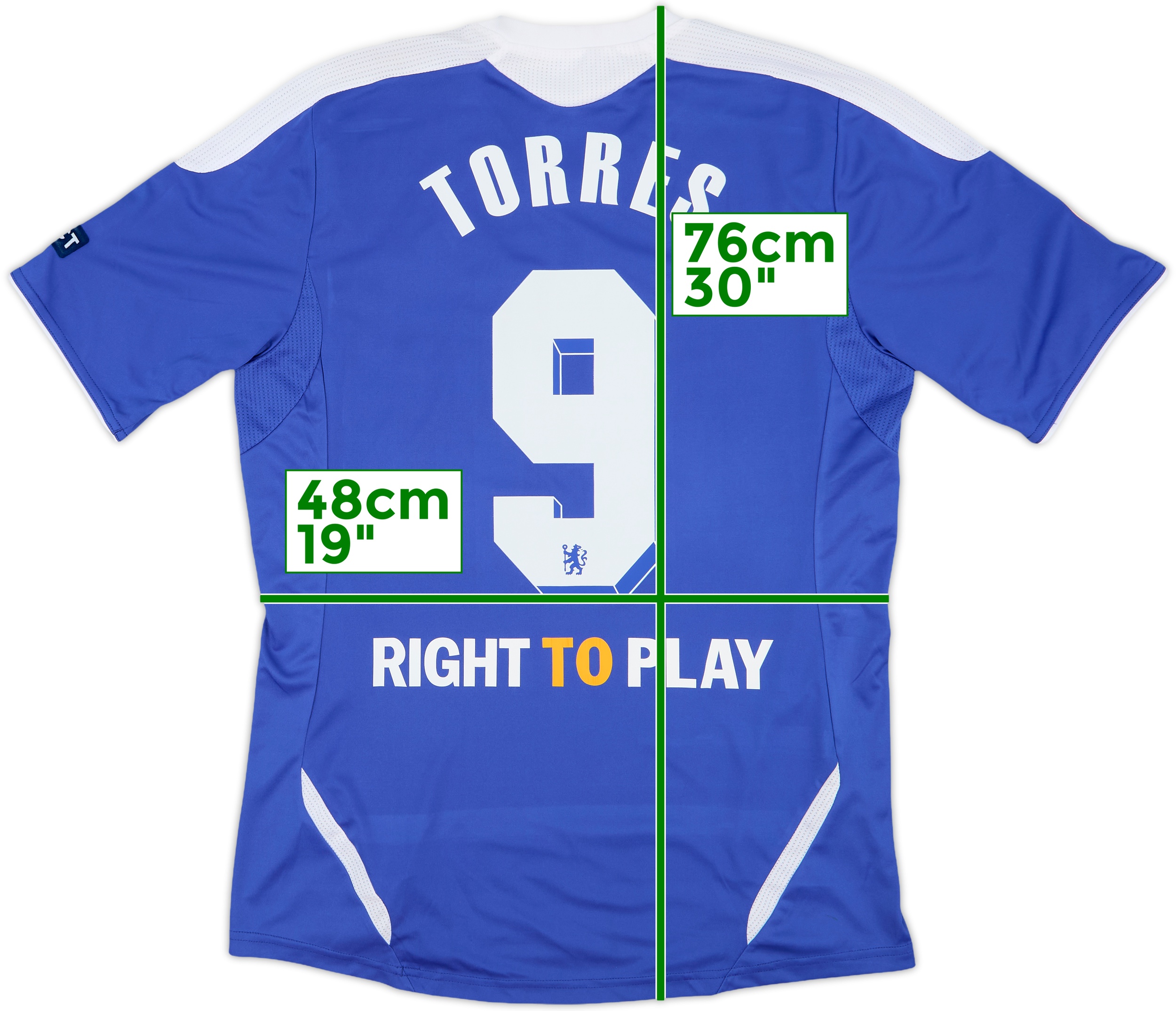 独特の素材 Final' Munich '2012 Chelsea 2011-12 Home (M) #9 Torres Shirt ウェア