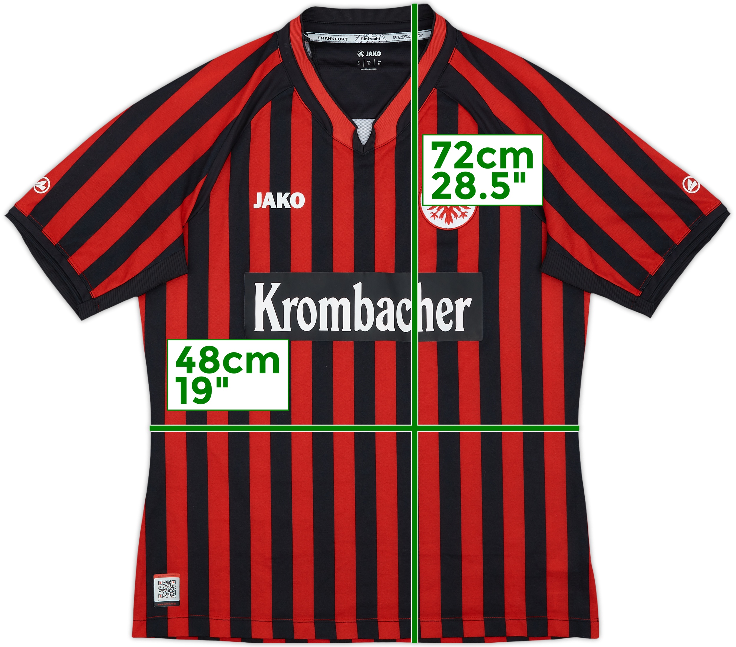 2012-13 Eintracht Frankfurt Home Shirt - 8/10 - (S)