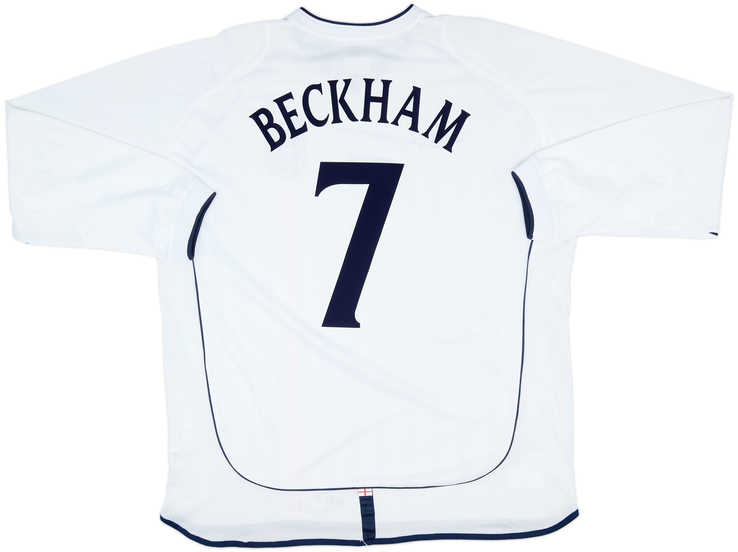【国内正規 01-03 England  L/S Beckham #7】 正規品 01-03 England Home L/S Beckham #7】 - メルカリ