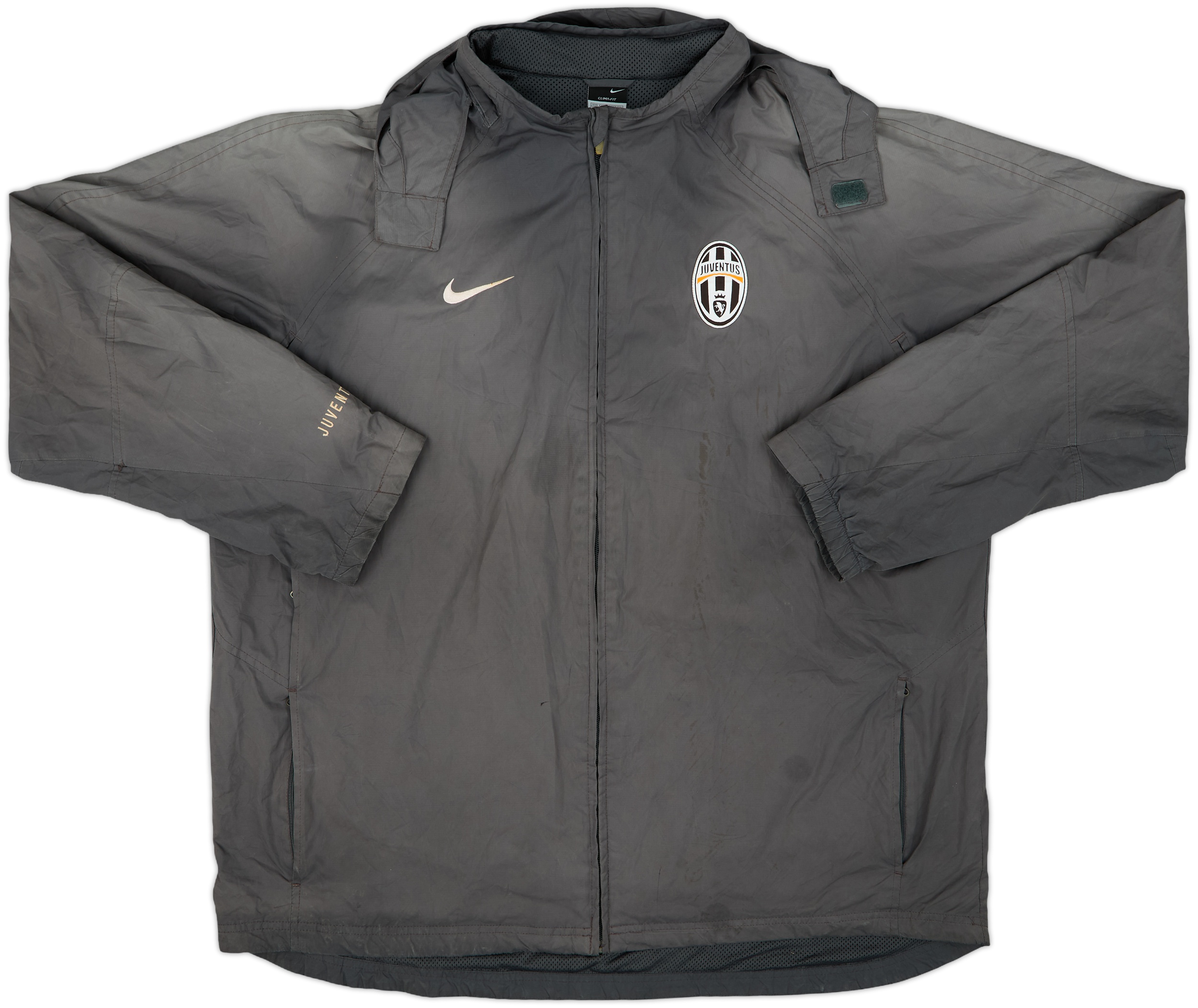 2004-05 Juventus Nike Hooded Rain Jacket - 5/10 - (XXL)