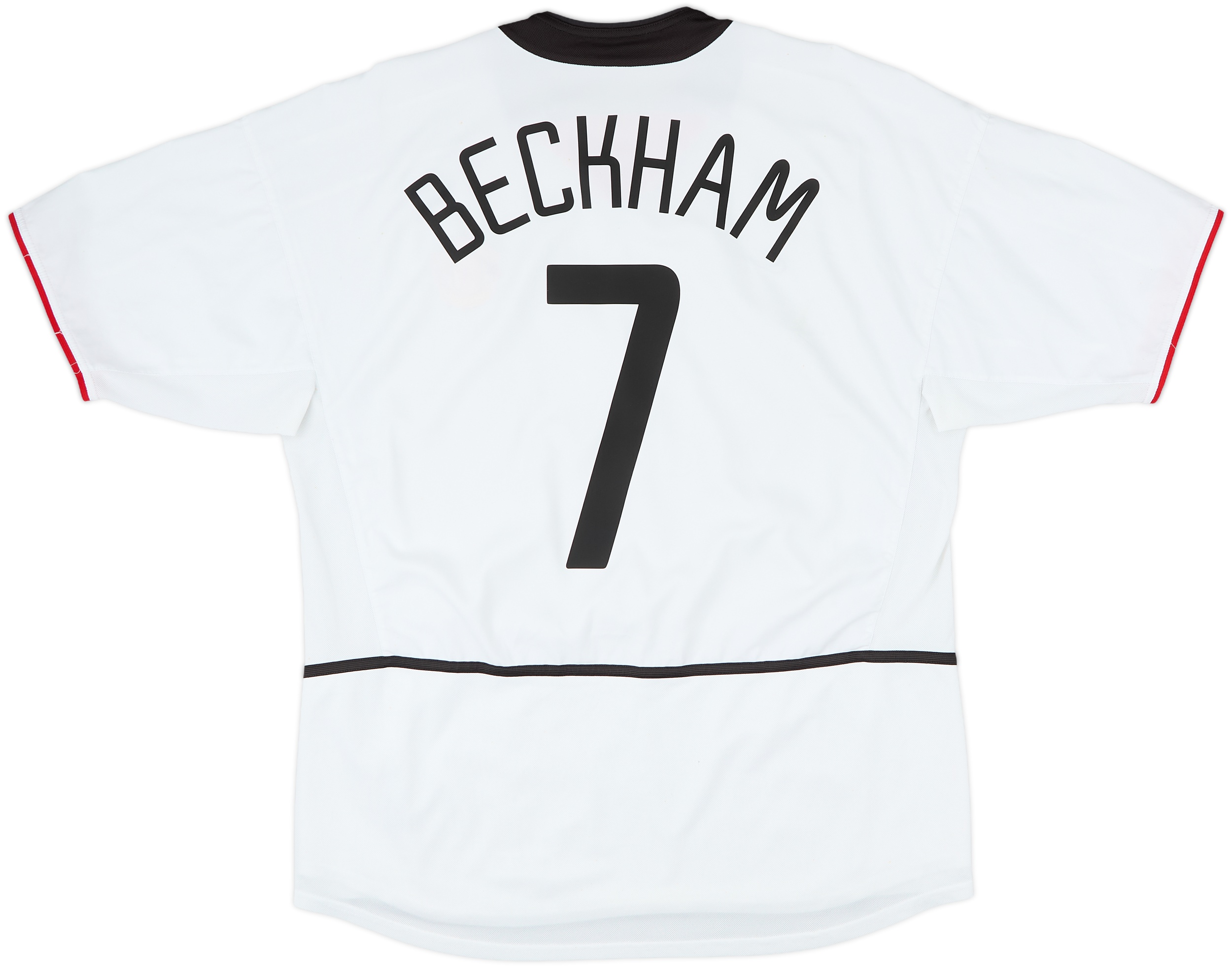 ウェア BECKHAM #7 NIKE manchester united 03-05 2002-03 Manchester United Away Shirt Beckham #7 - 5/10 - (XXL)