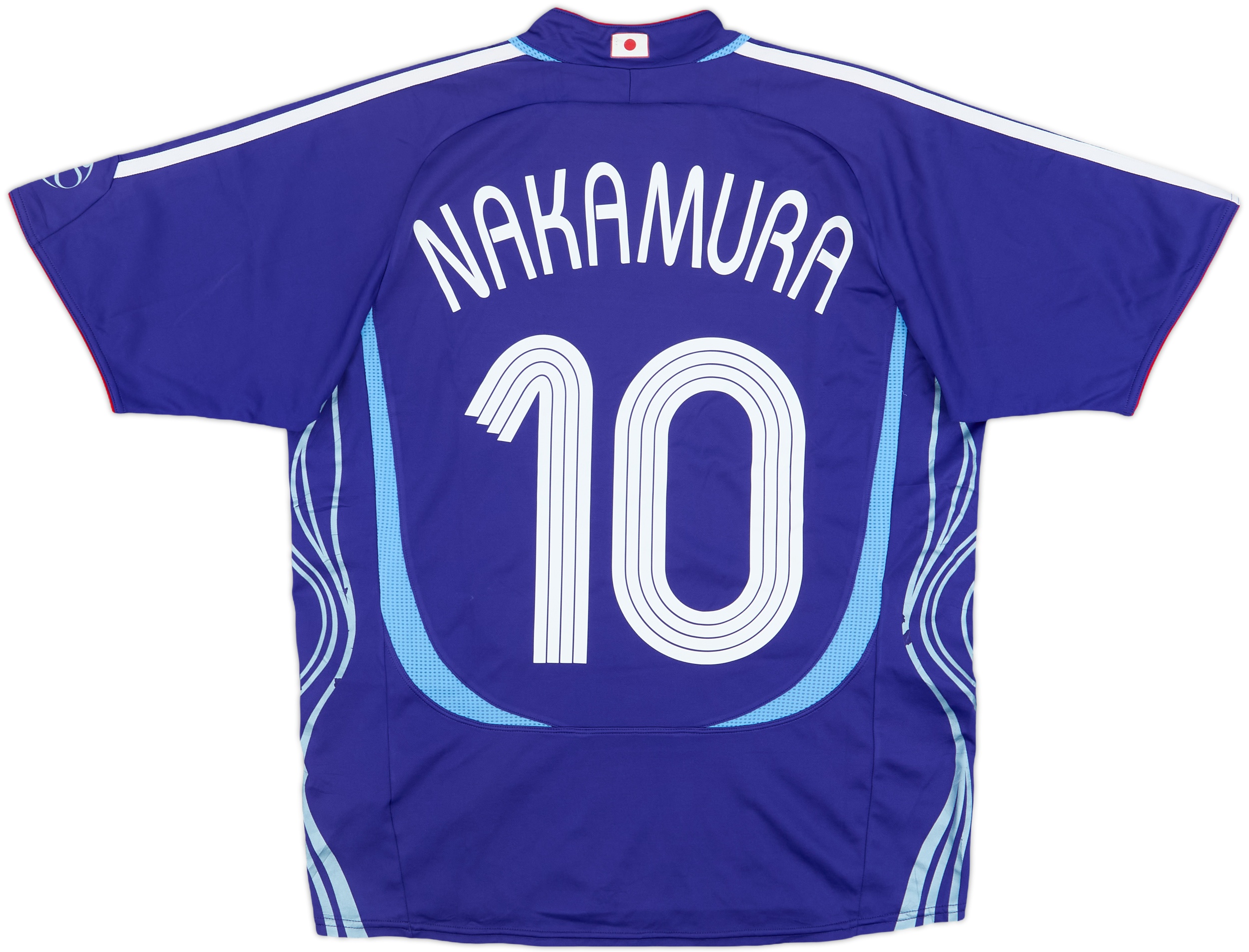 【未使用品】2006WC 日本代表ユニフォーム　NAKAMURA 10 未使用品】2006WC 日本代表ユニフォーム NAKAMURA 10