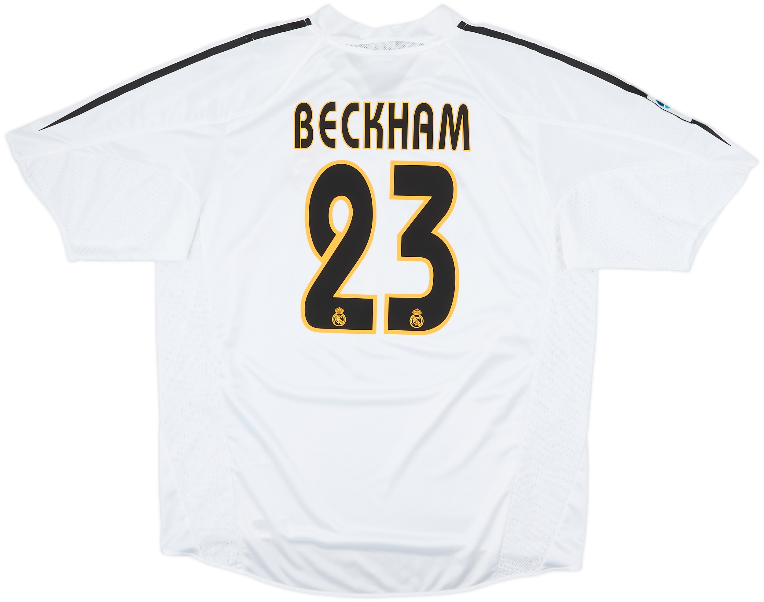 2004-05 Real Madrid Home Shirt Beckham #23 - 10/10 - (L)