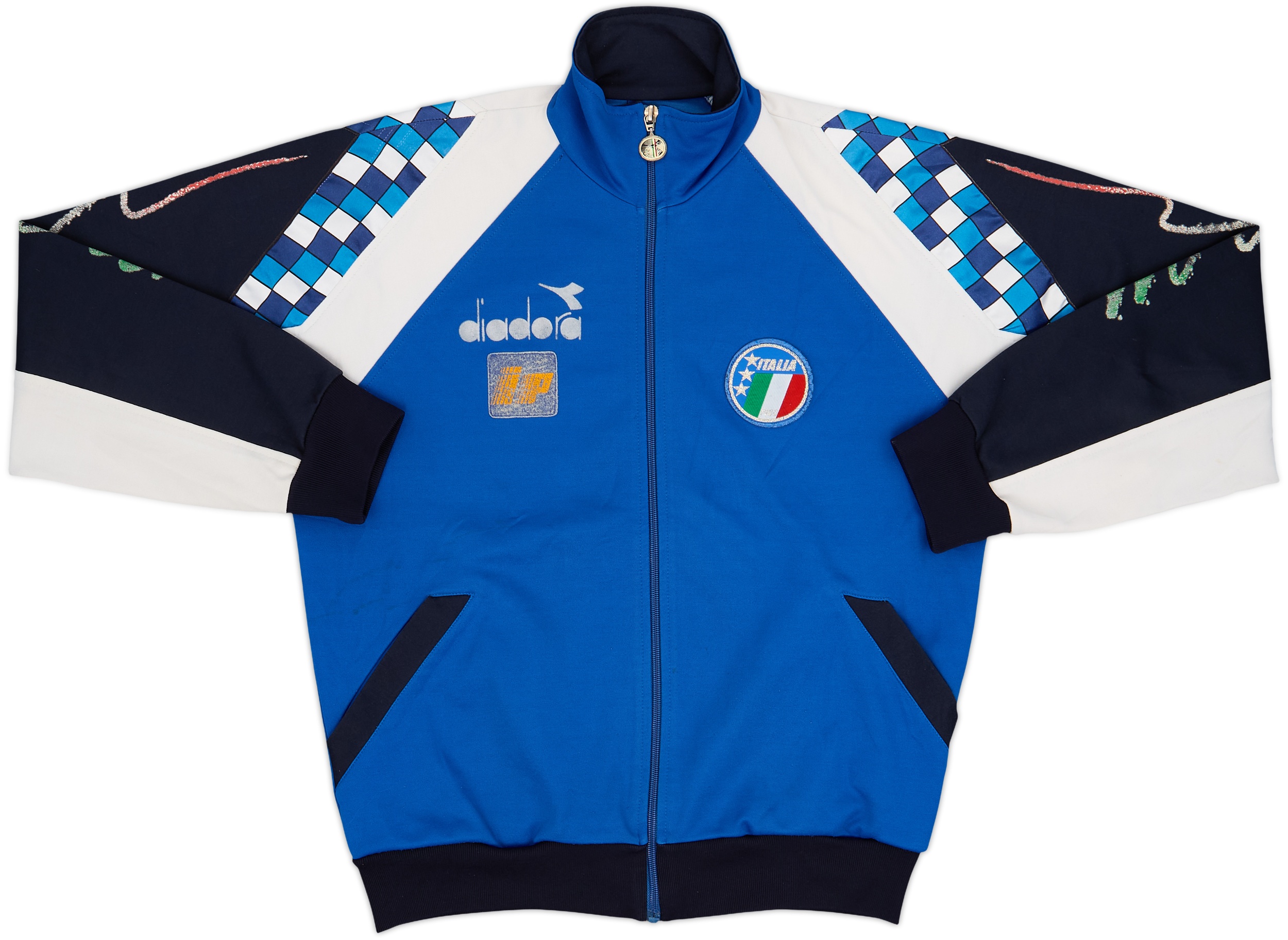 1990 Italy Diadora Track Jacket - 6/10 - (M)