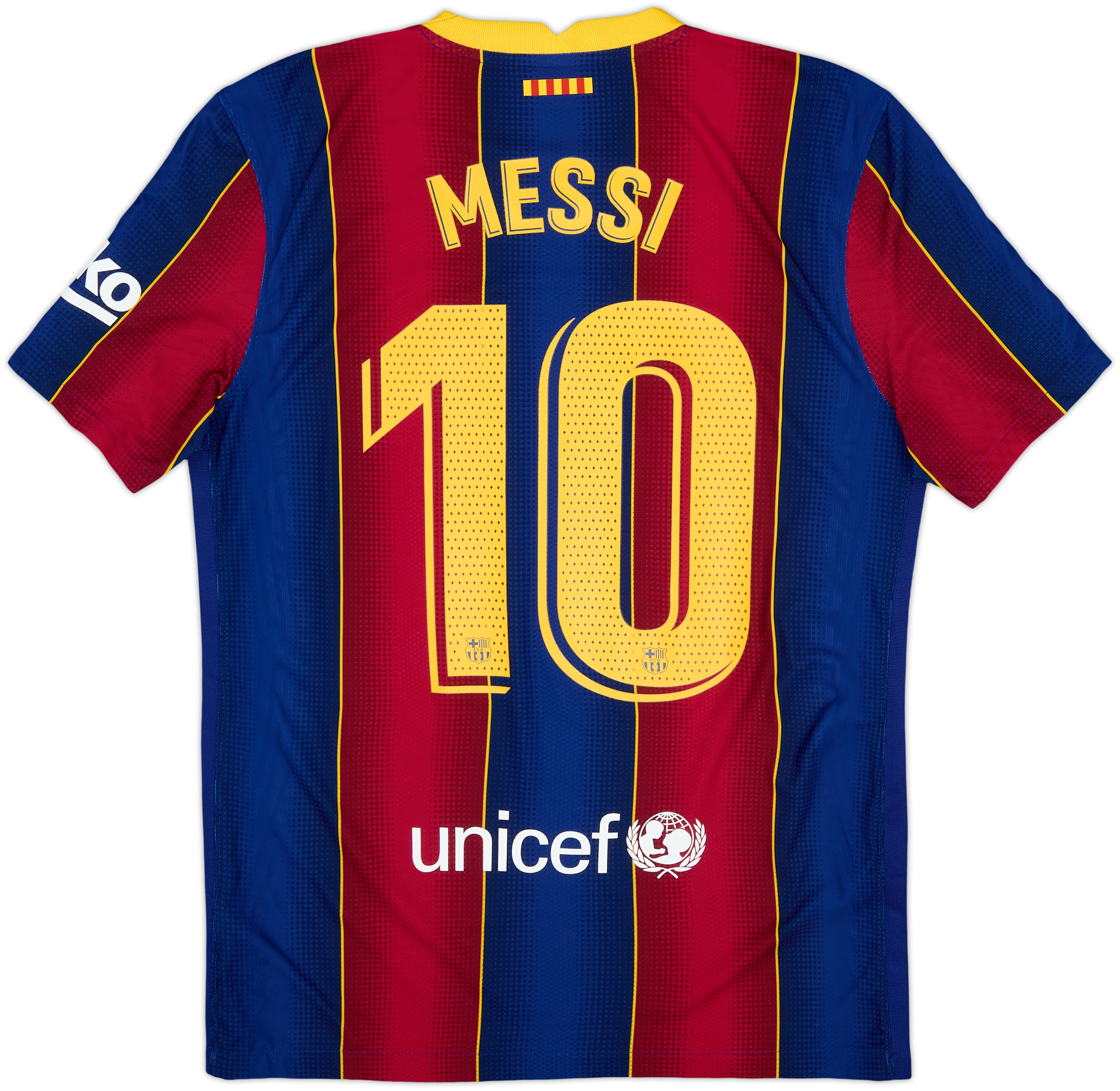 バルセロナ メッシ MESSI 10番 半袖 シャツ FCB Messi #10 Soccer Futbol Men's Size M Black Shirt Official