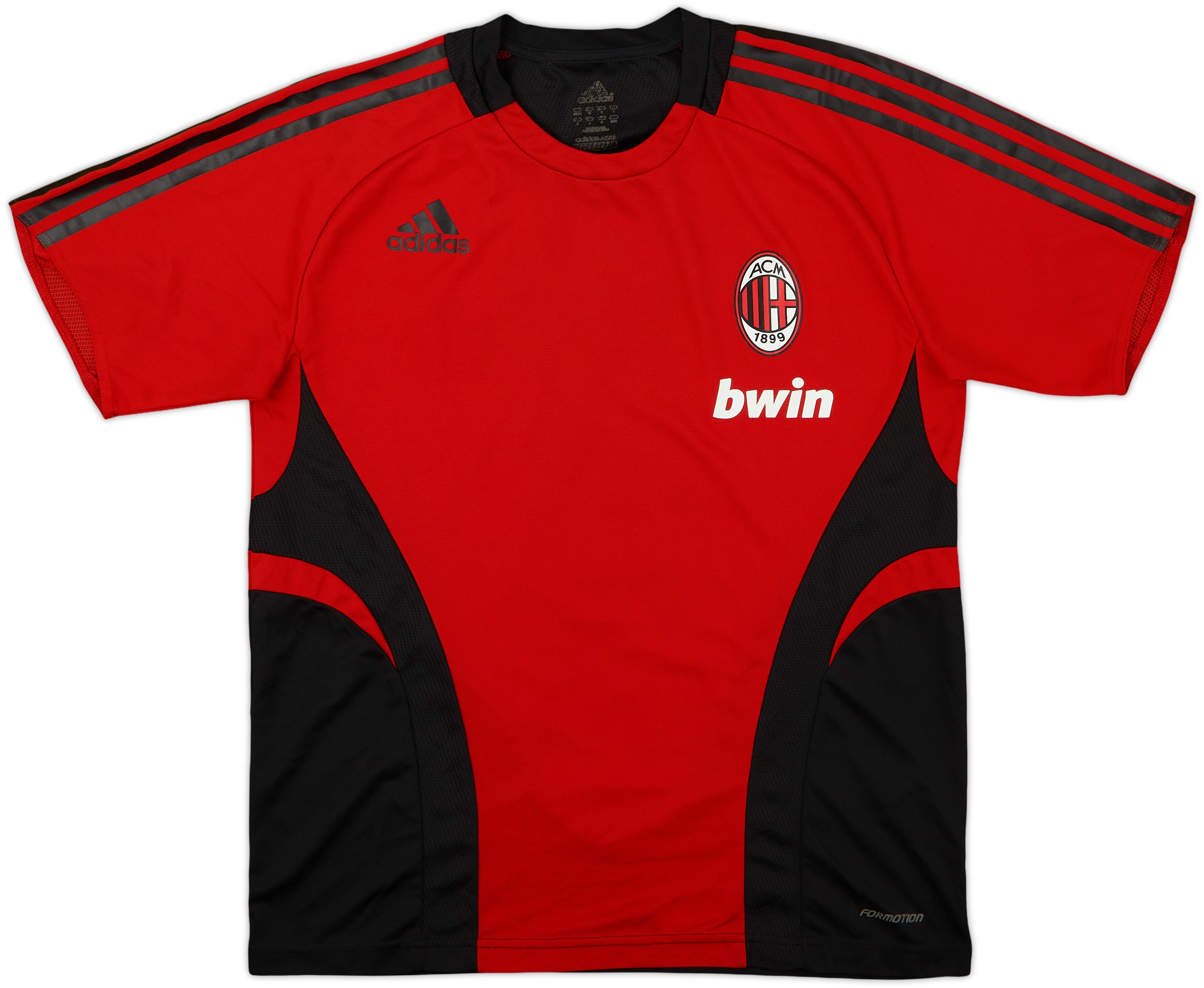 2008-09 AC Milan adidas Formotion Training Shirt - 8/10 - (M)