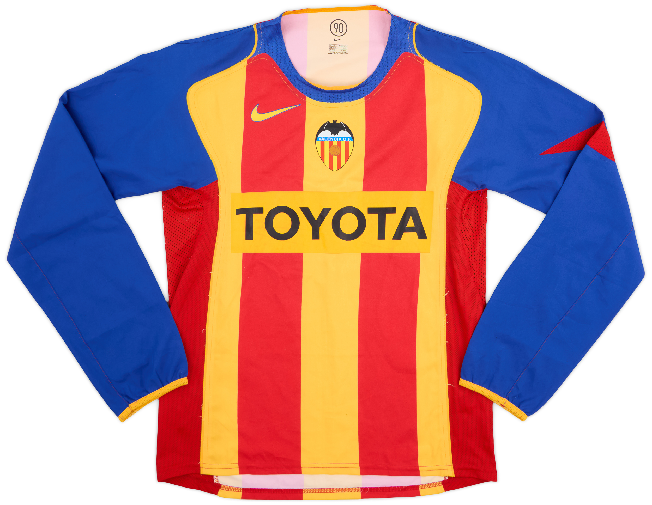 2004-06 Valencia Third Player Issue L/S Shirt - 6/10 - (M)