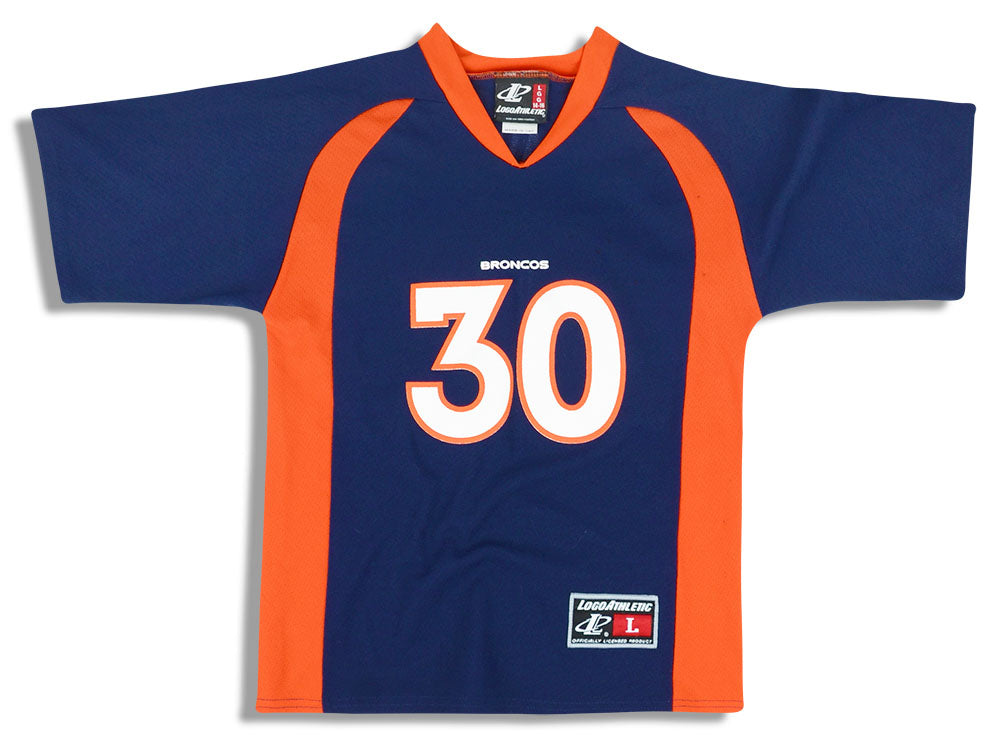 1997-00 Denver Broncos Davis #30 Logo Athletic Jersey (Home) Y