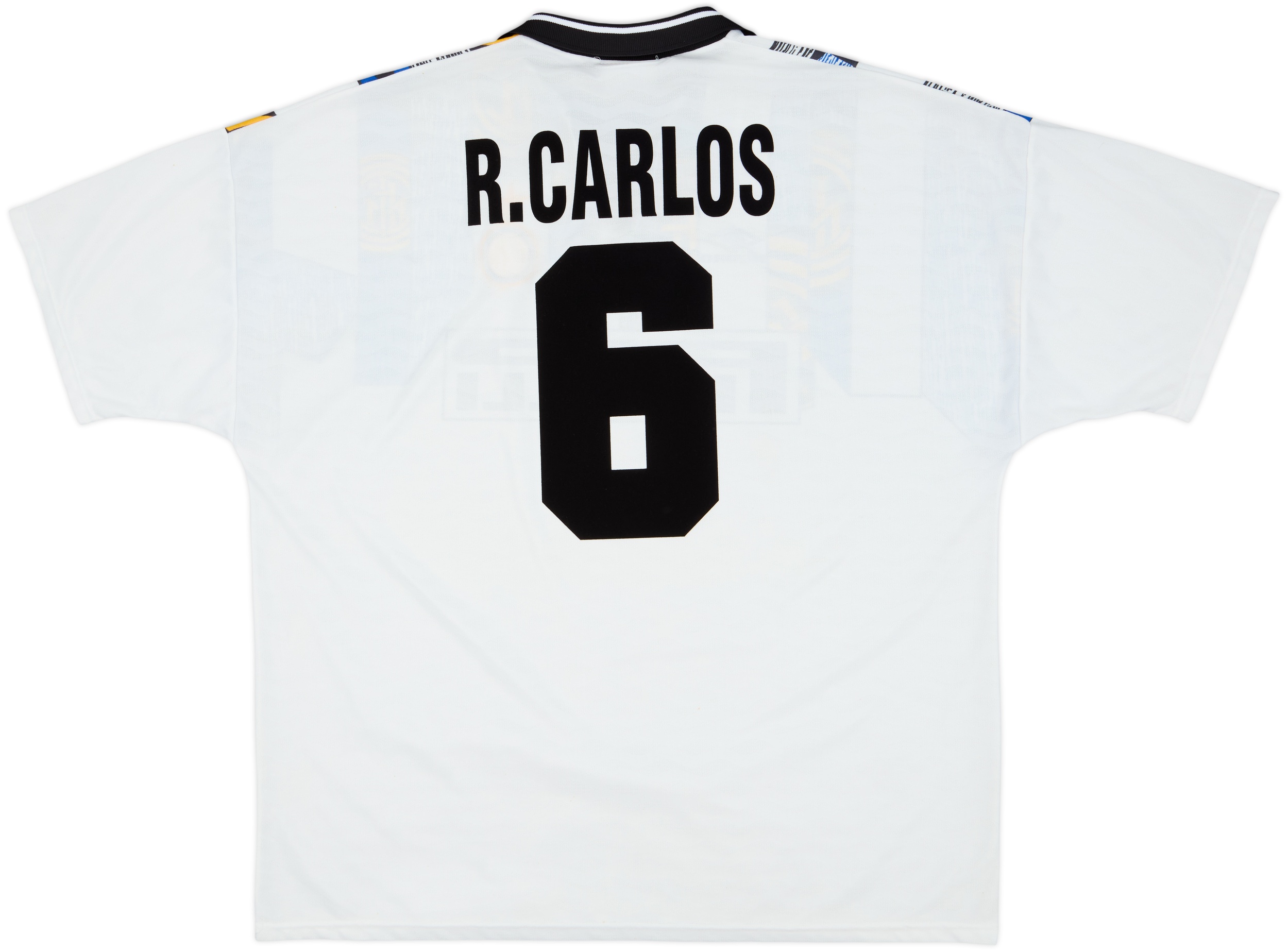 1995-96 Inter Milan Third Shirt R.Carlos #6 - 8/10 - (XXL)