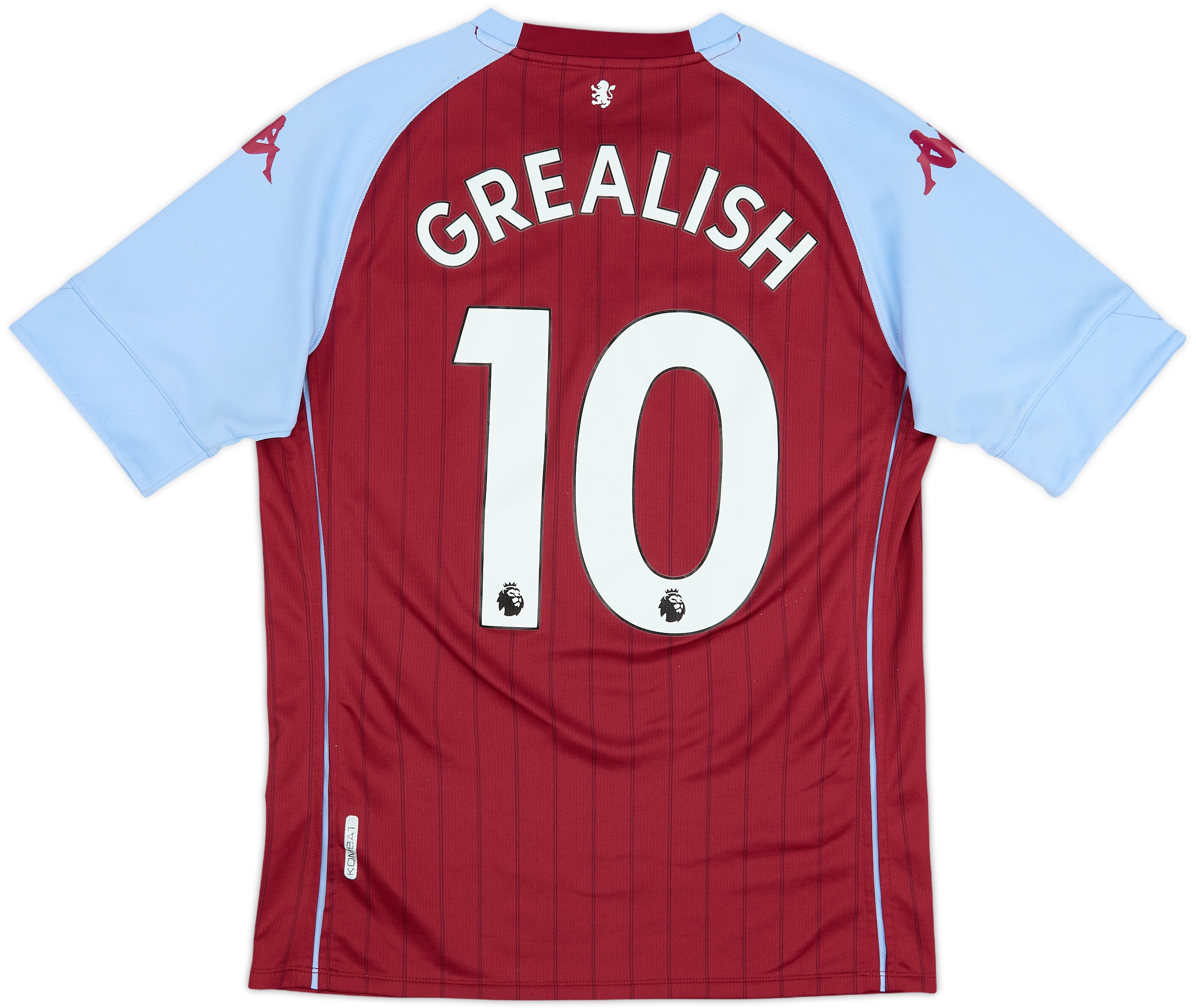 2020-21 Aston Villa Home Shirt Grealish #10 - 8/10 - (M)