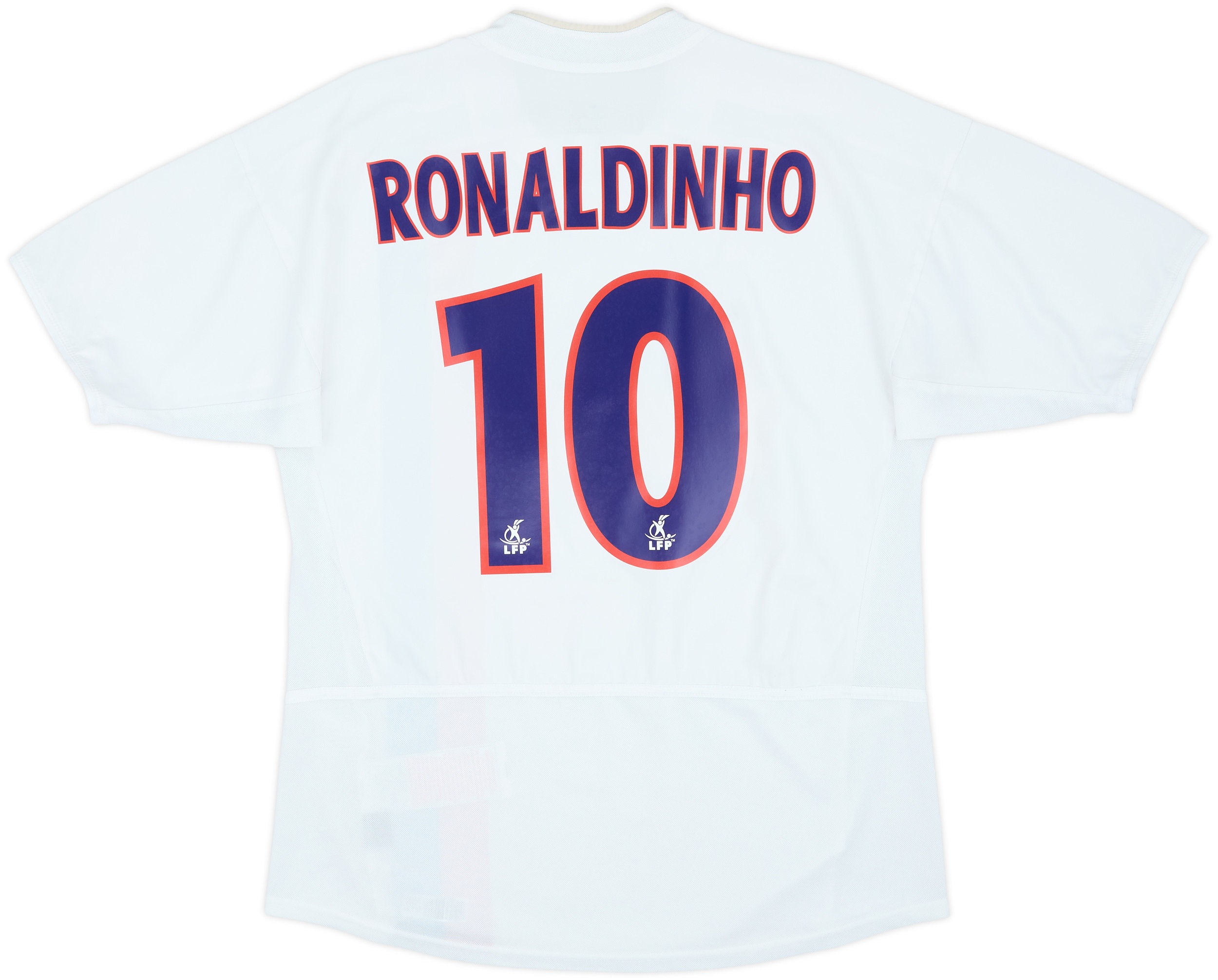 パリ・サンジェルマン RONALDINHO 10 シャツ 2002-03 Paris Saint-Germain Away Shirt Ronaldinho #10 - 6/10 - (M)