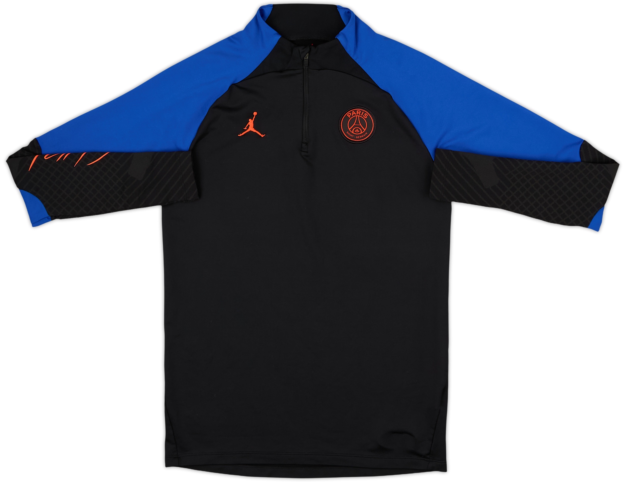 2022-23 Paris Saint-Germain Jordan 1/4 Zip Training Top - 8/10 - (S)