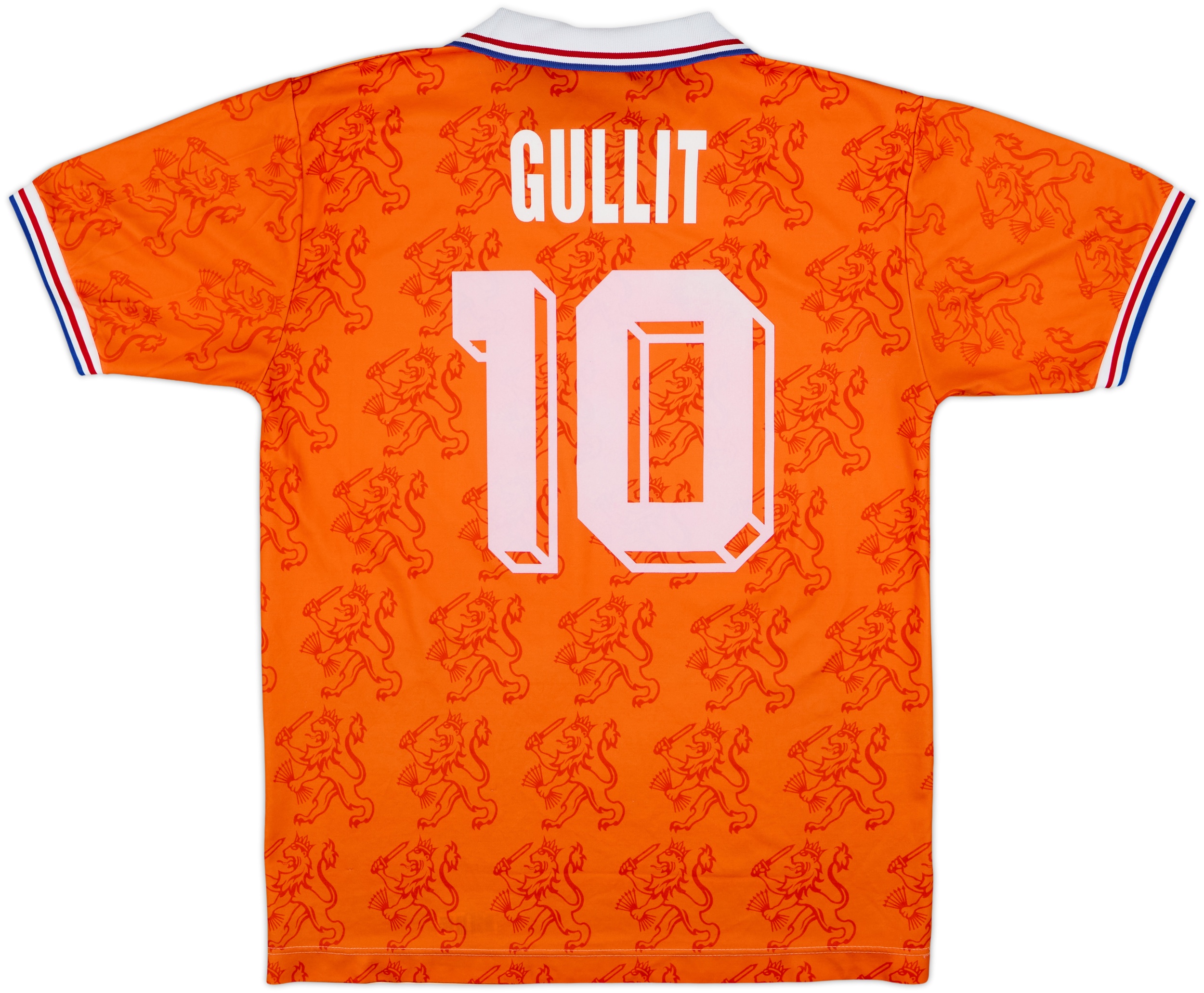  GULLIT 10 オレンジ サッカーシャツ M 1994 Netherlands Home Shirt Gullit #10 - 3/10 - (XL)