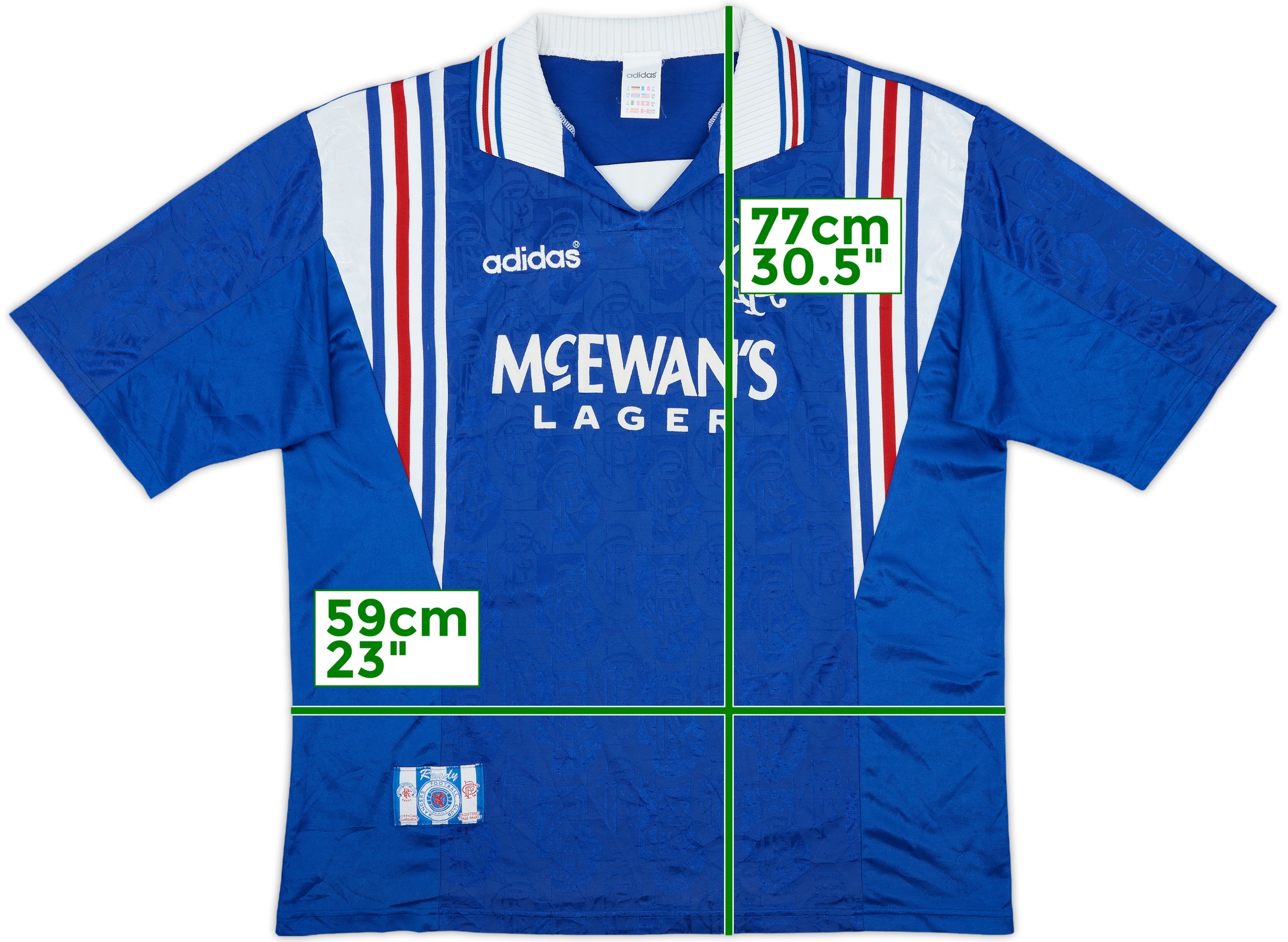 Rangers 1996/97 Home Shirt – The Legends Range