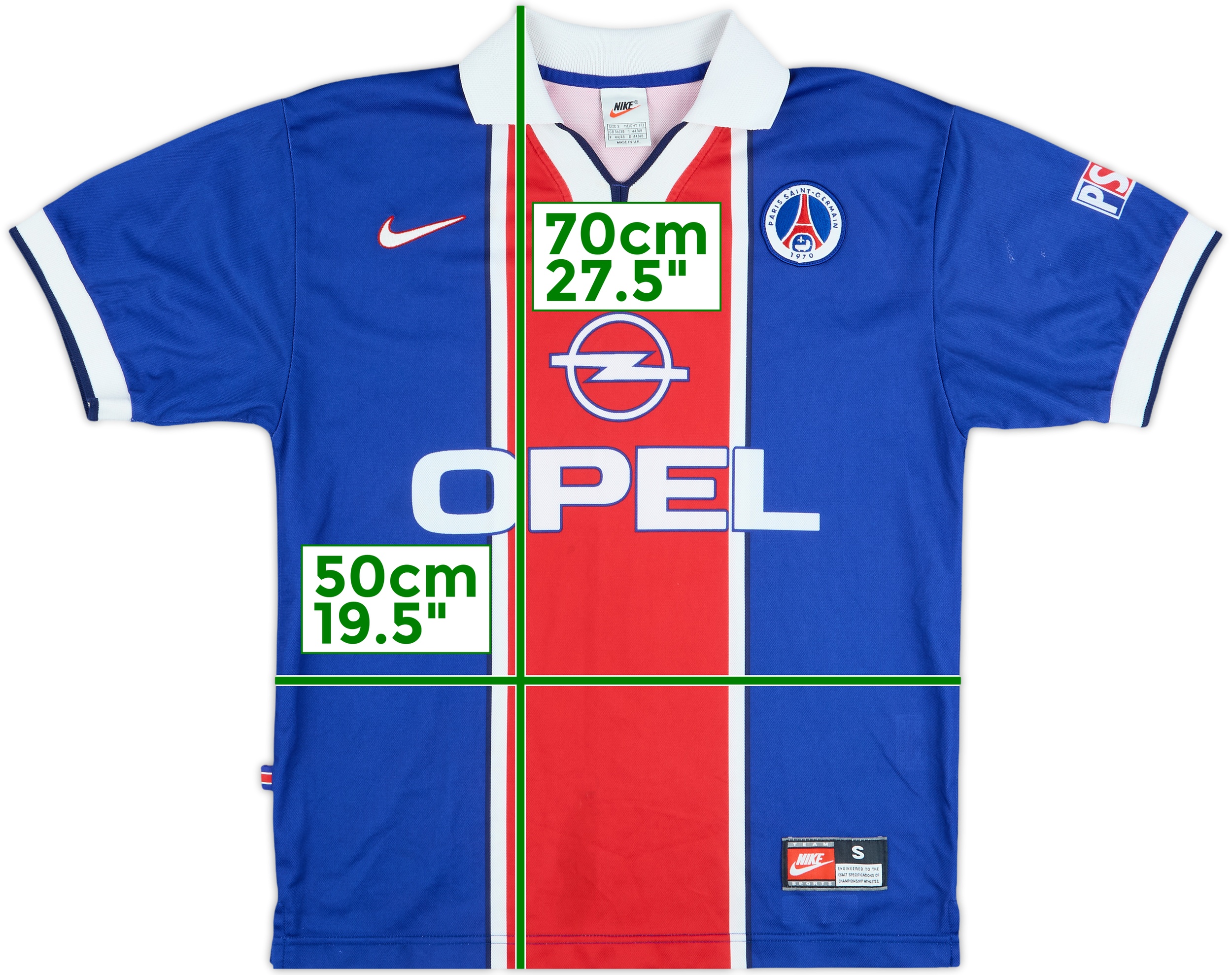 Nike Paris Saint-Germain ユニフォーム98-99 Nike Paris Saint-Germain ユニフォーム98-99 - メルカリ