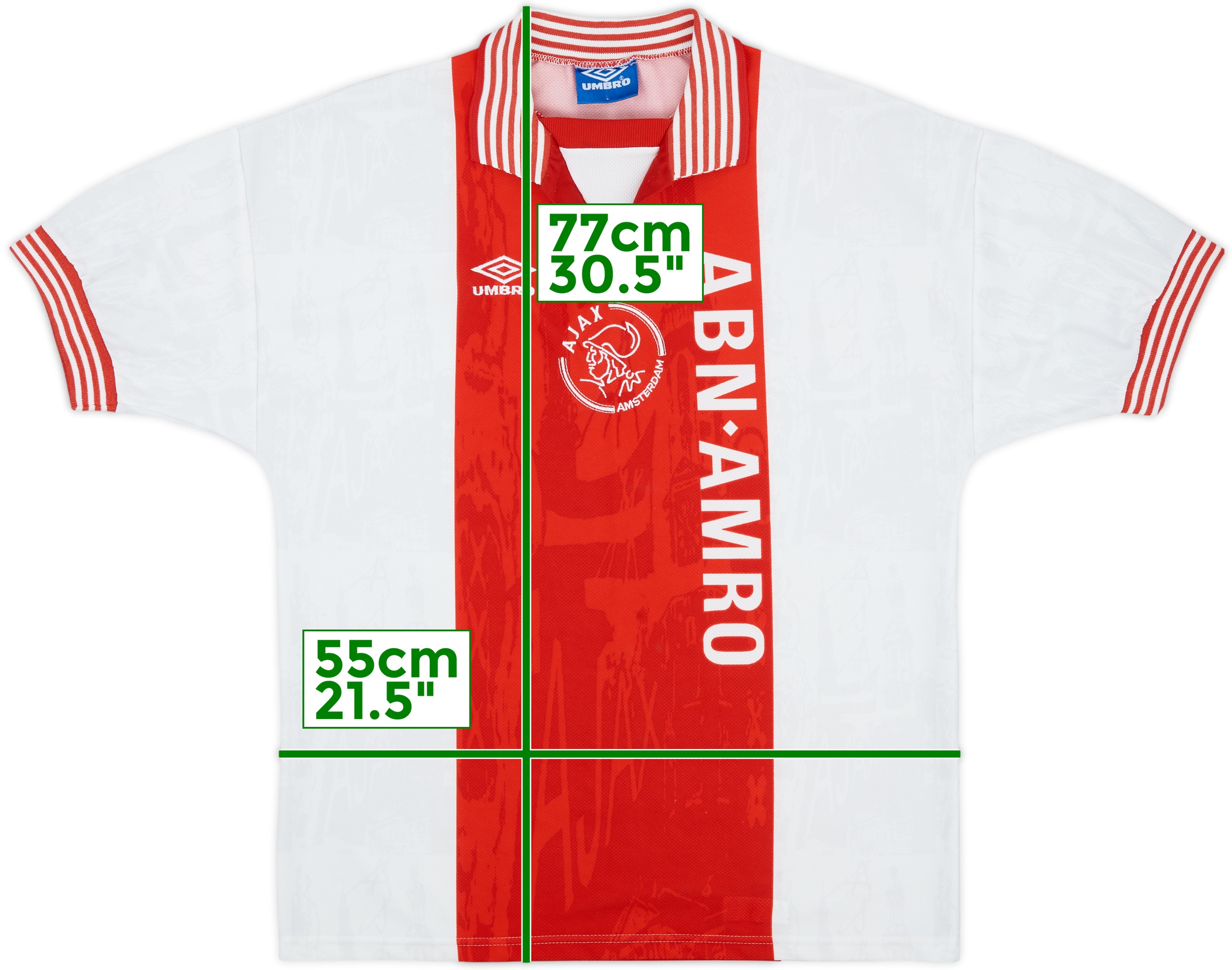 【正規品・超希少】95-96 アヤックス（Ajax）Umbro ホーム L 230425509812-