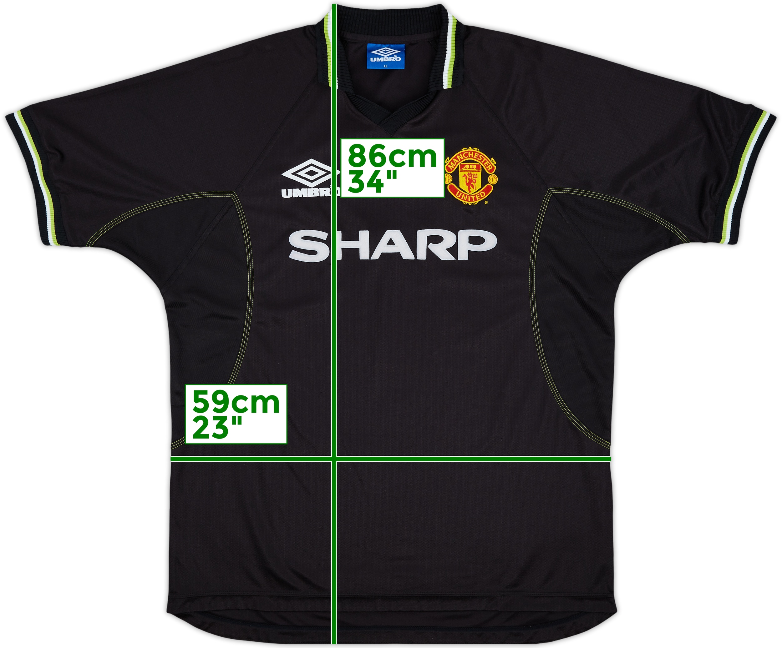 1998-99 Manchester United Third Shirt - 5/10 - (XL)