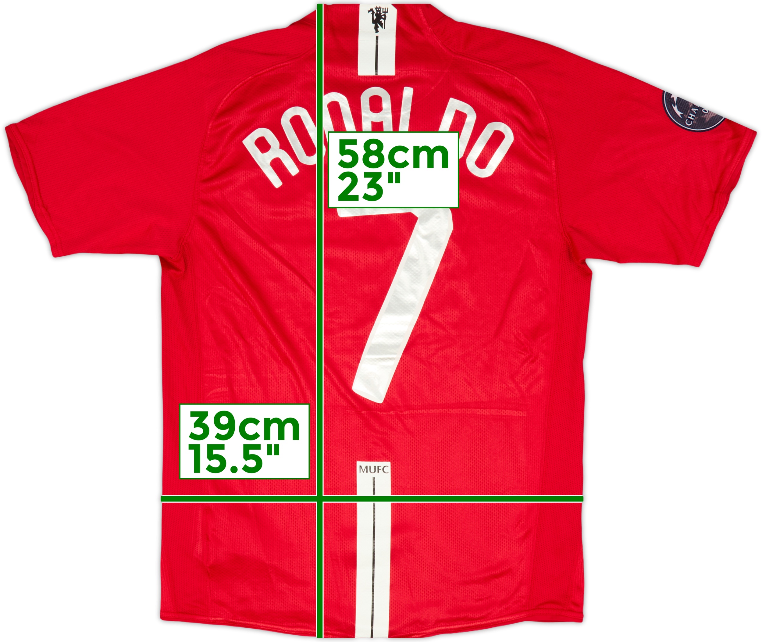 土日価格‼️07-09Manchester United Ronaldo 7 M 2006-07 Manchester United Home Shirt Ronaldo #7 - 10/10 - (S)