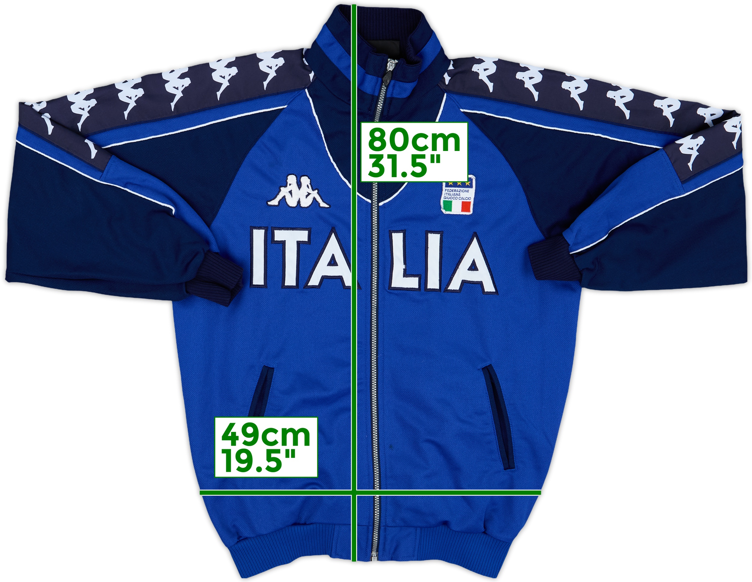2000-01 Italy Kappa Track Jacket - 8/10 - (XL)