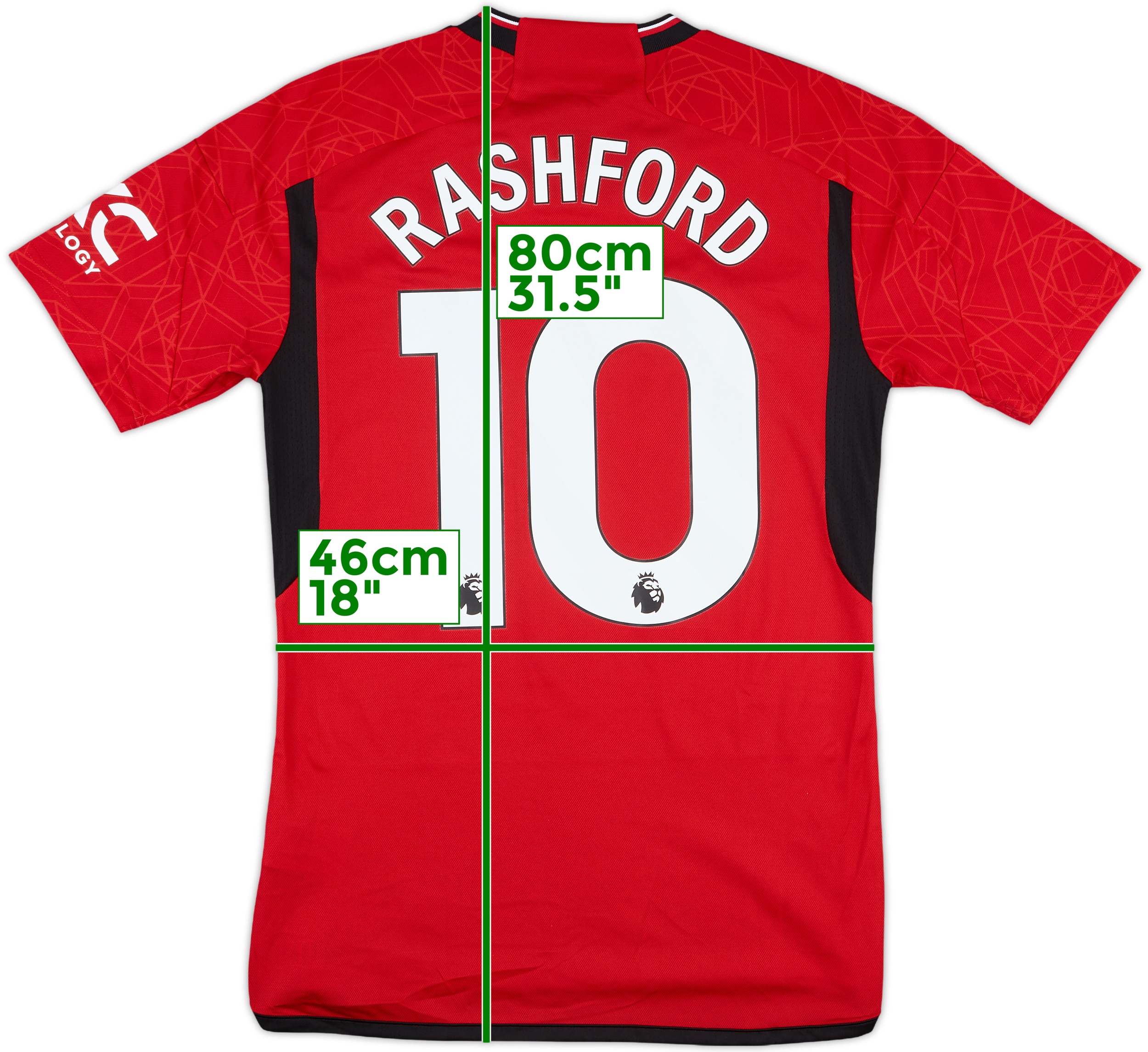 adidas Man Utd Home Rashford 10 Jersey 2023-2024 (Official