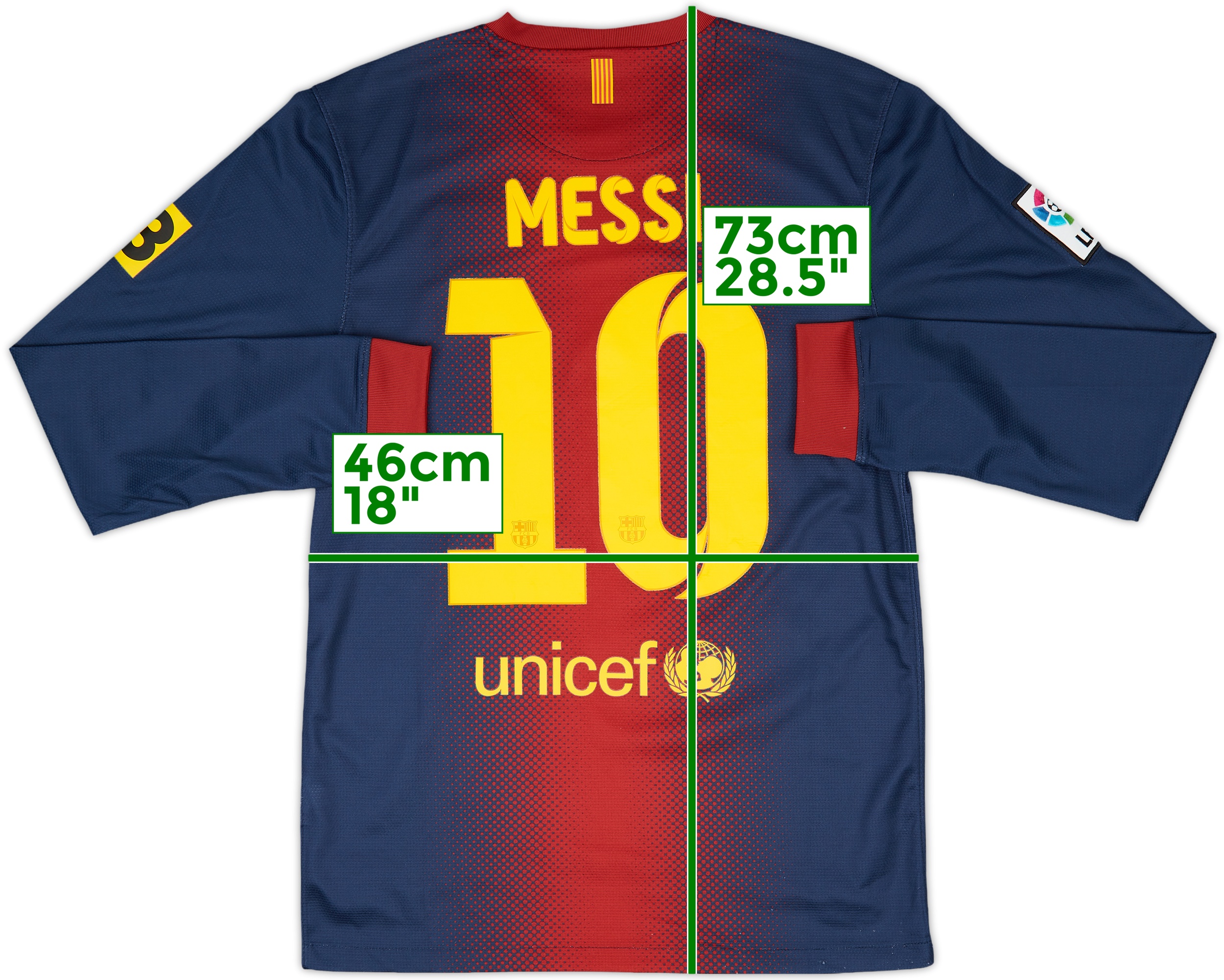 2012/13【AUTHENTIC】Messi #10 , XL 230425511157-