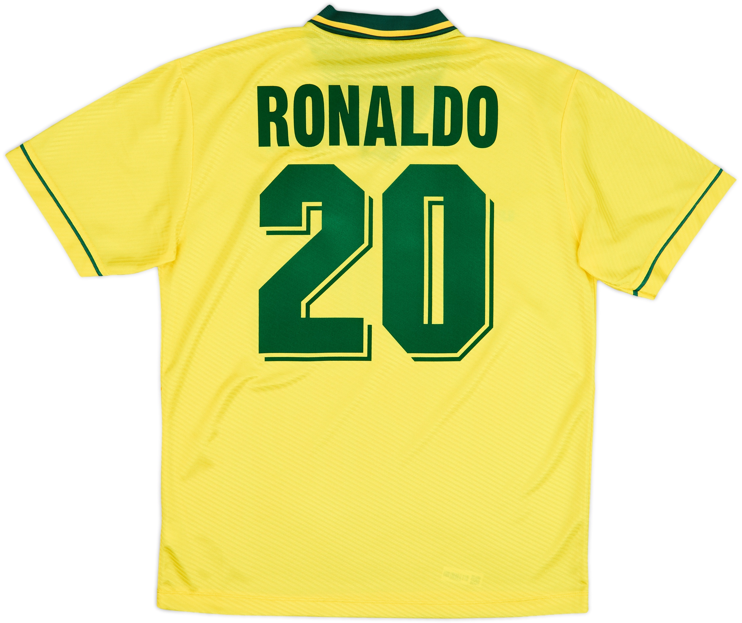 1994 Brazil Home Shirt Ronaldo #20 - 8/10 - (L)