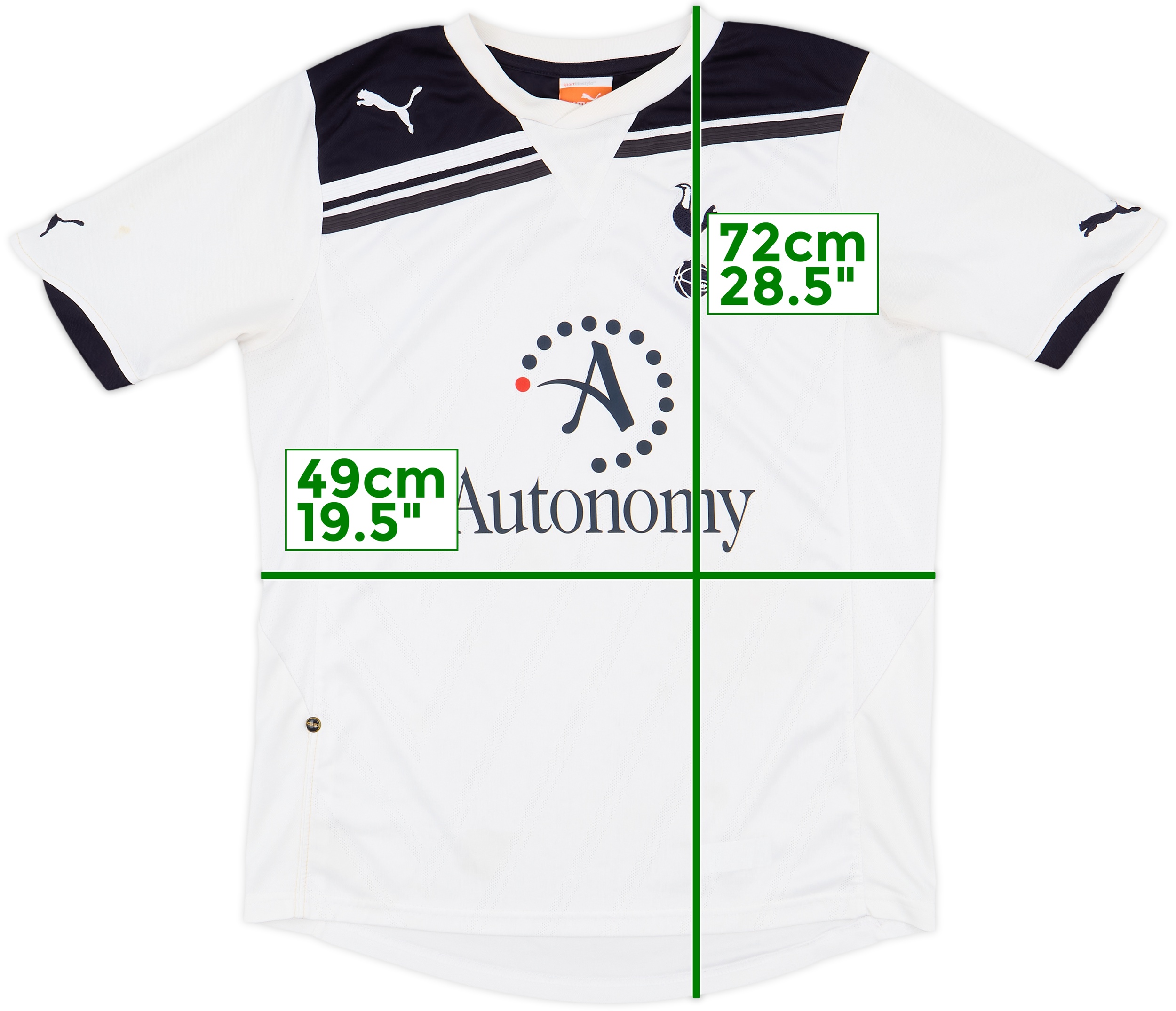 2010-11 Tottenham Home Shirt - 7/10 - (XL.Boys)