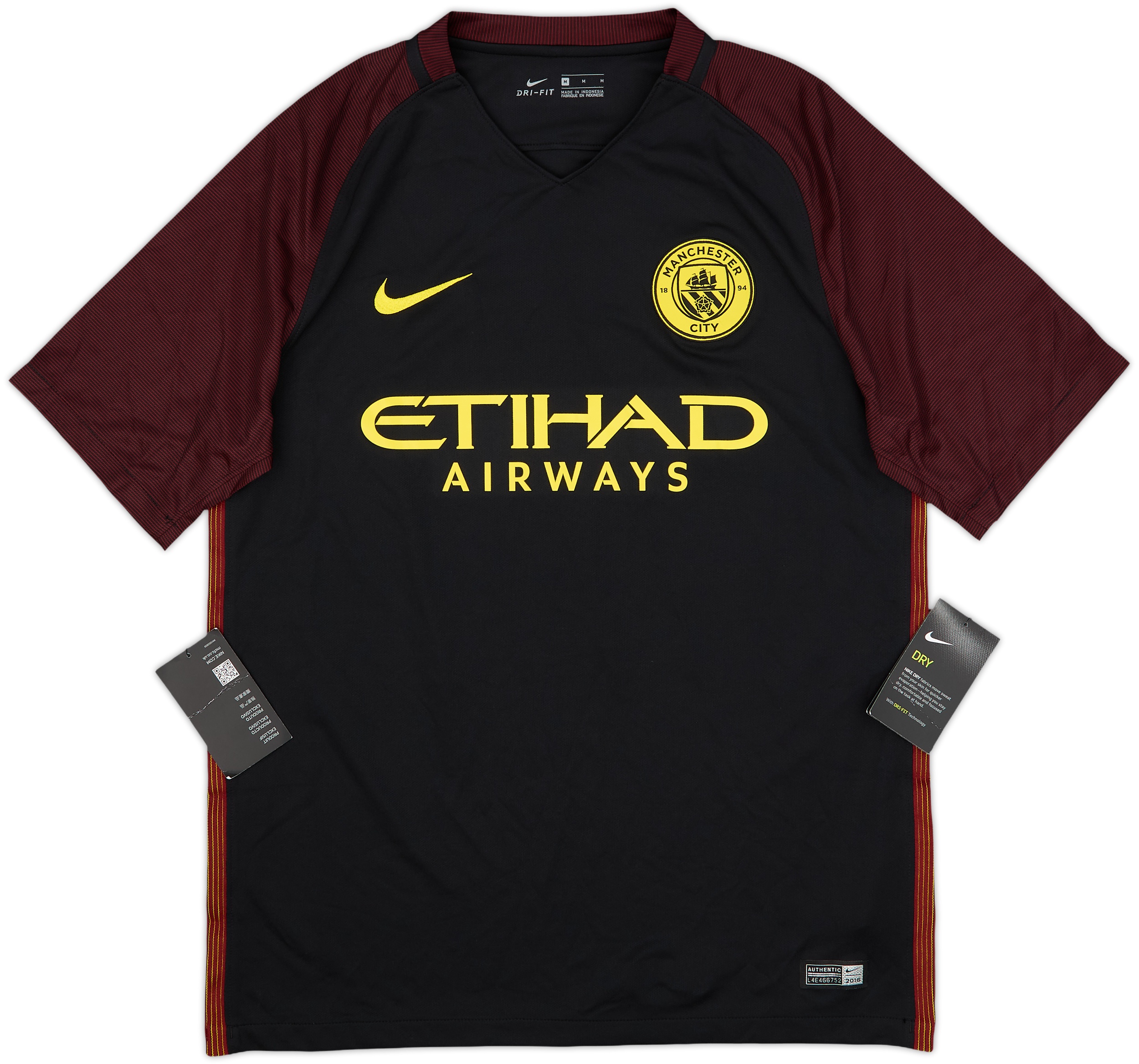 2016-17 Manchester City Away Shirt De Bruyne #17 (M)