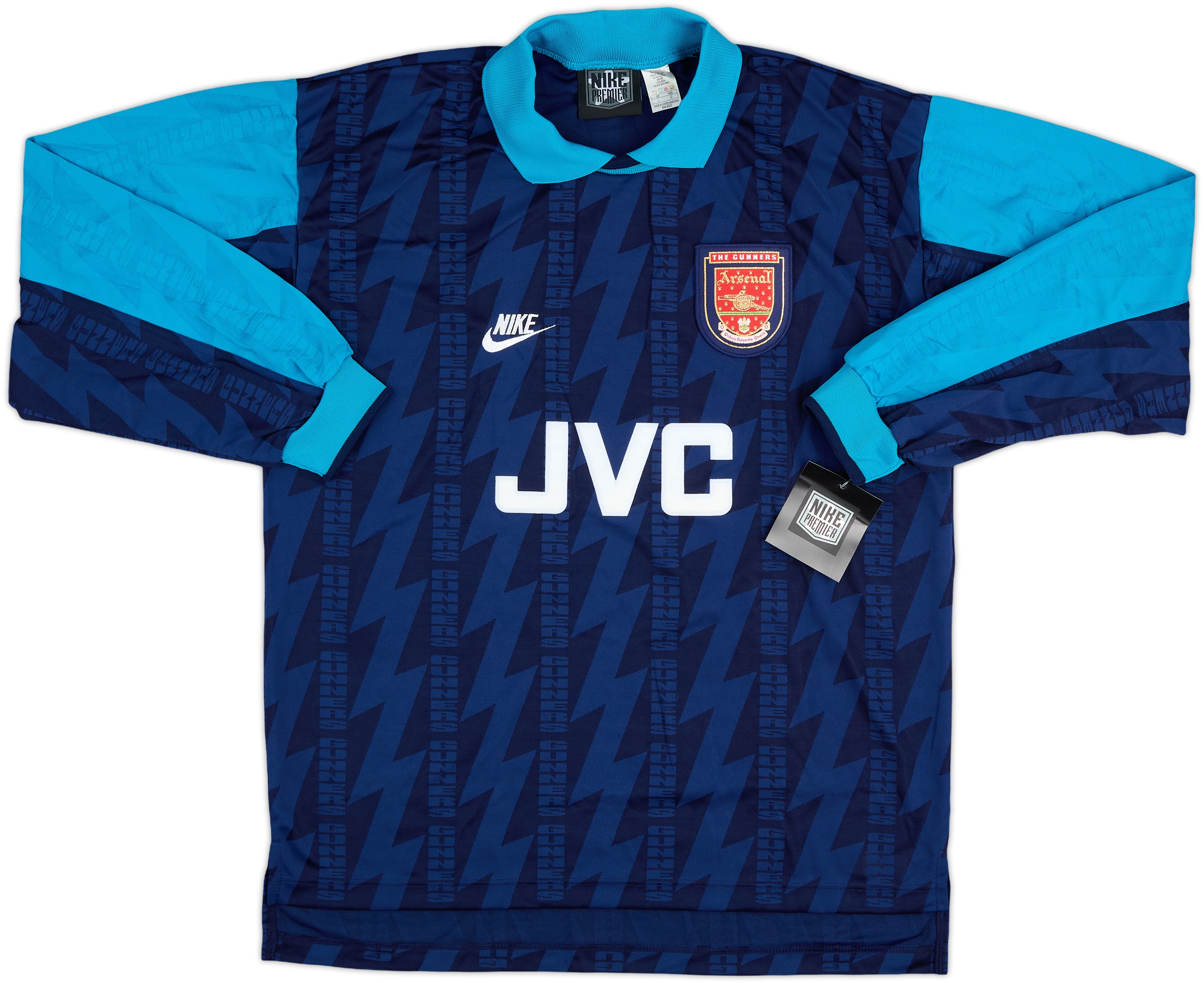 1994-95 Arsenal Player Issue Away L/S Shirt #2 (L)