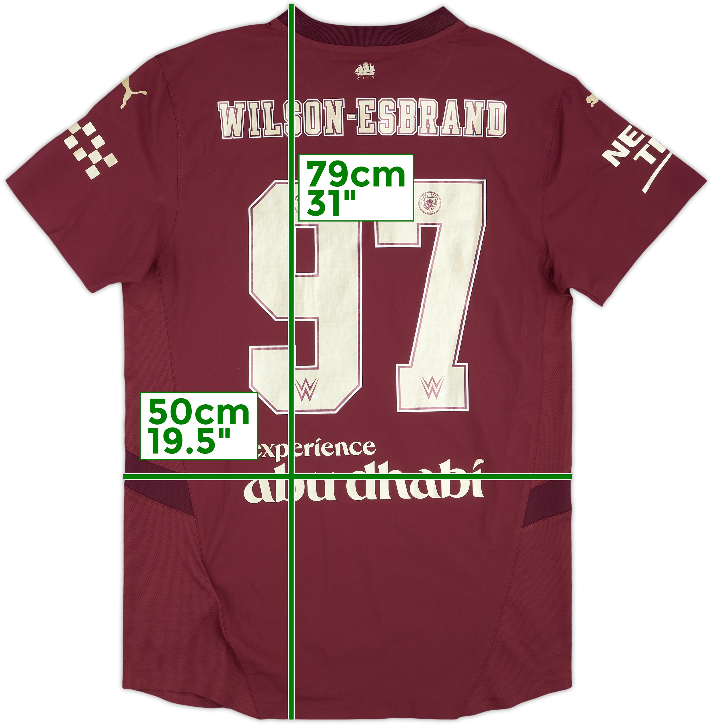 2024-25 Manchester City Match Issue Third Shirt Wilson