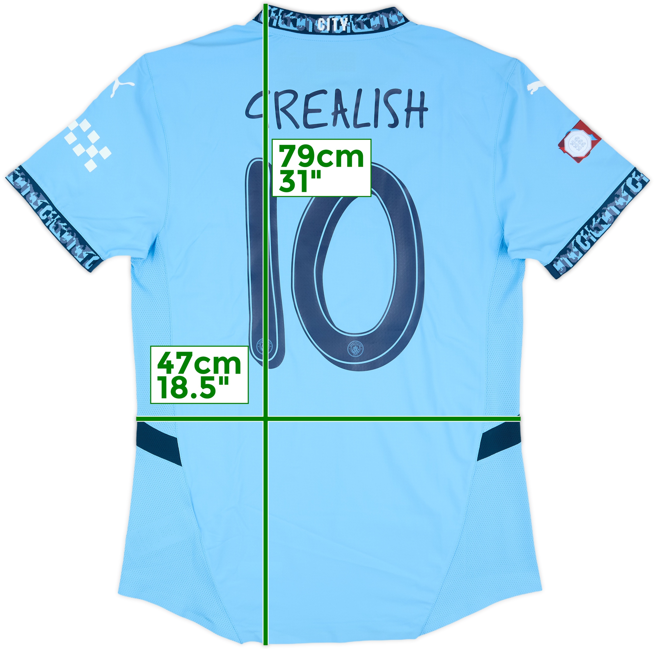 2024-25 Manchester City Match Issue Community Shield Home