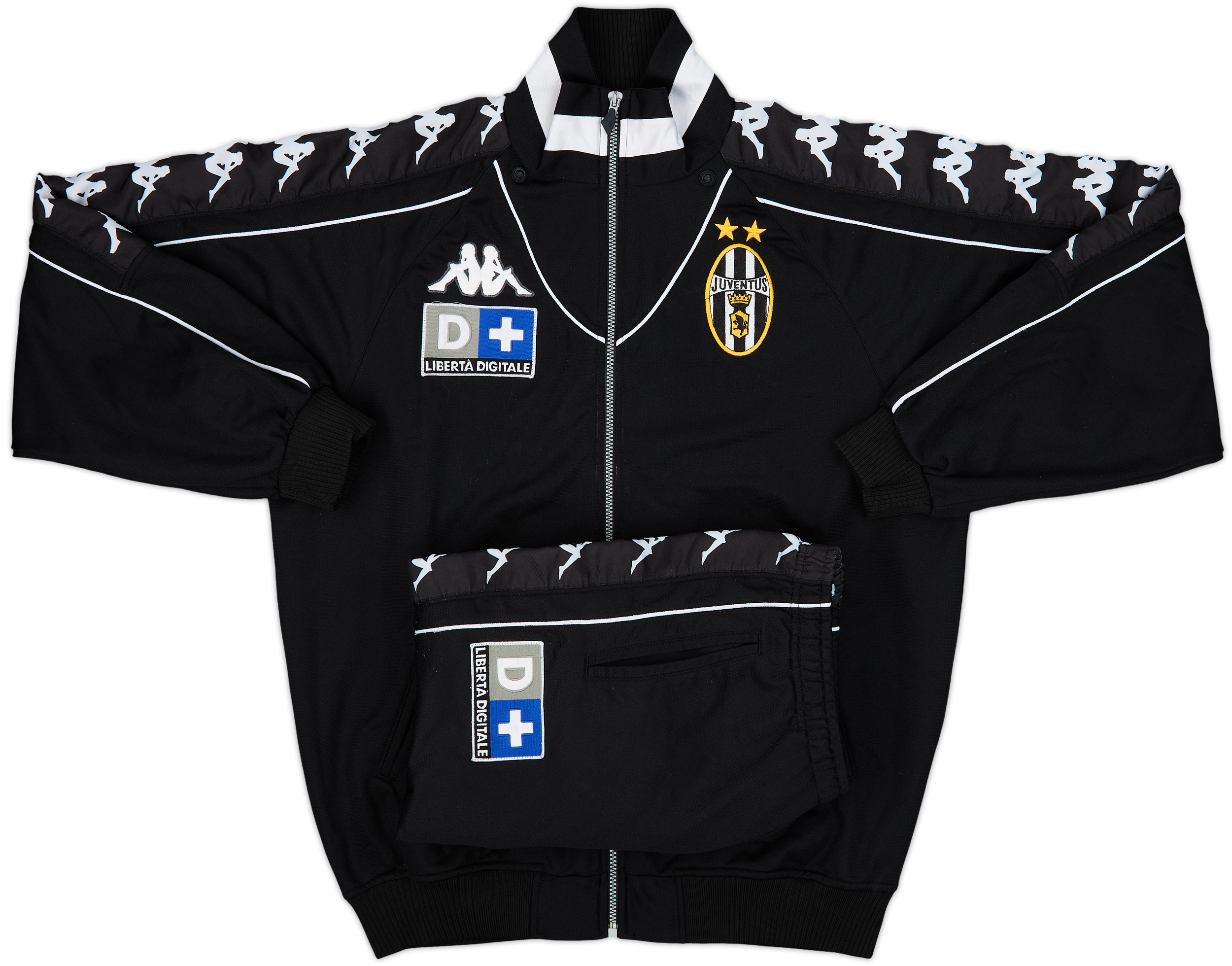 1998-99 90s Kappa Juventus トラックジャケット 1998-99 Juventus Kappa Player Issue Tracksuit - 9/10 - (XL)