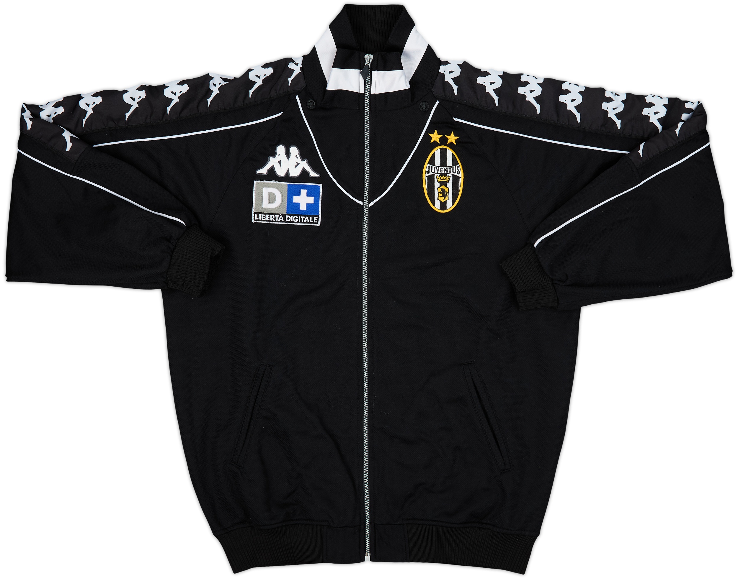 98～99”Kappa製 Juventusビンテージ ジャージ L ブラック 1998-99 Juventus Kappa Player Issue Tracksuit - 9/10 - (XL)