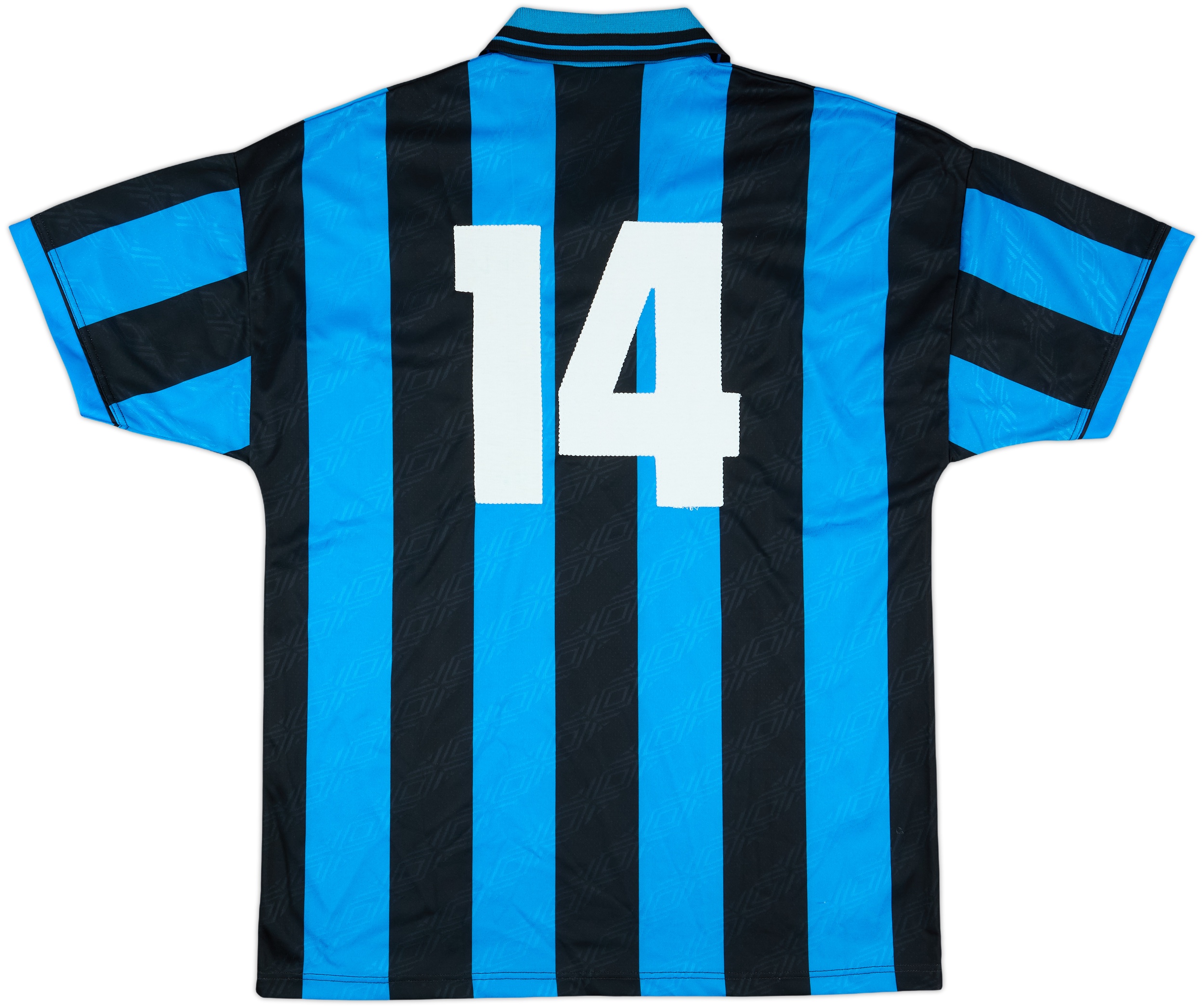 インテル INTER 94/95 TR SHIRT 1994-95 Inter Milan Match Issue Home Shirt #14