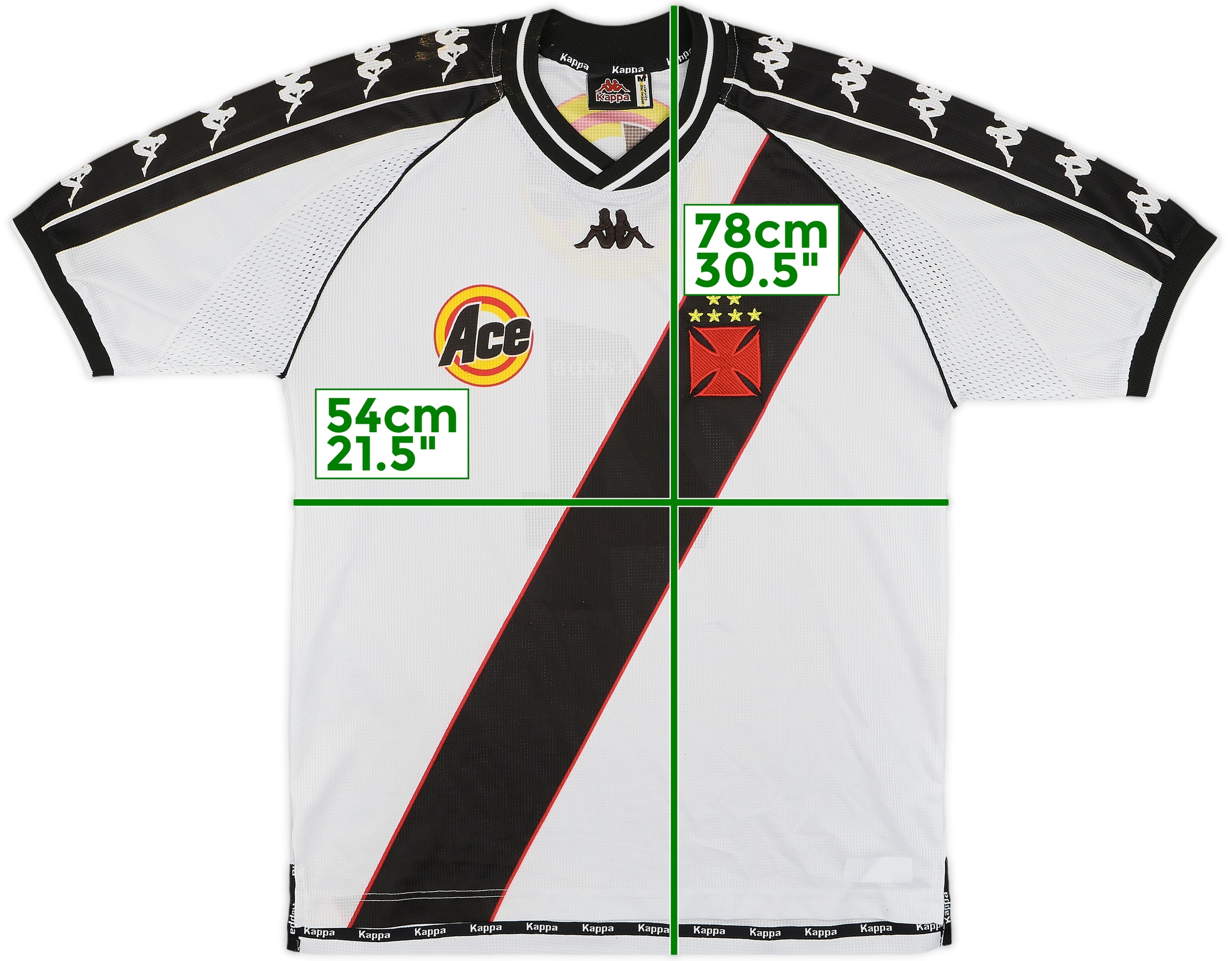 1999-00 Vasco da Gama Home Shirt #4 - 9/10 - (M)