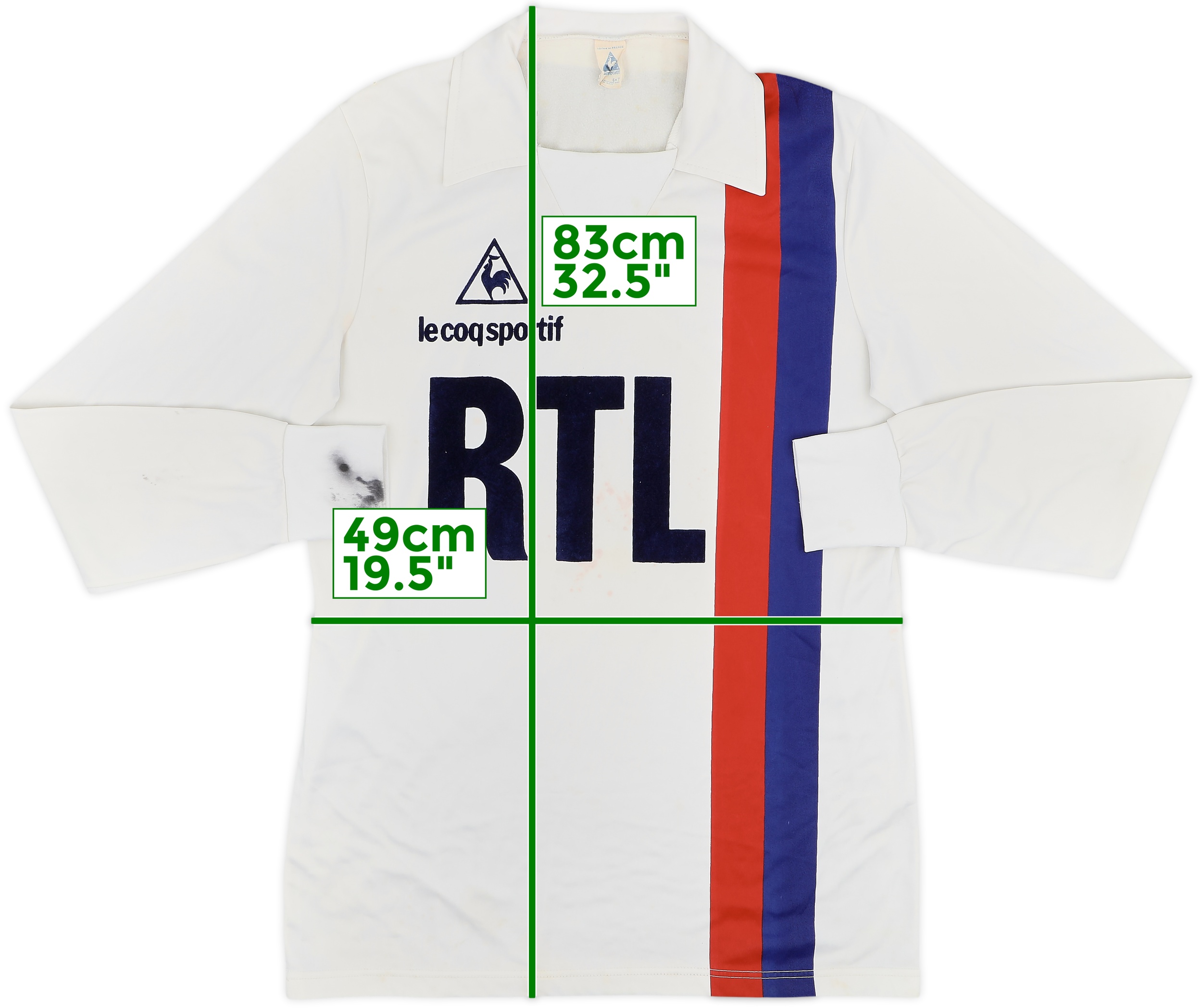 1982-84 Paris Saint-Germain Home L/S Shirt - 6/10 - (L)