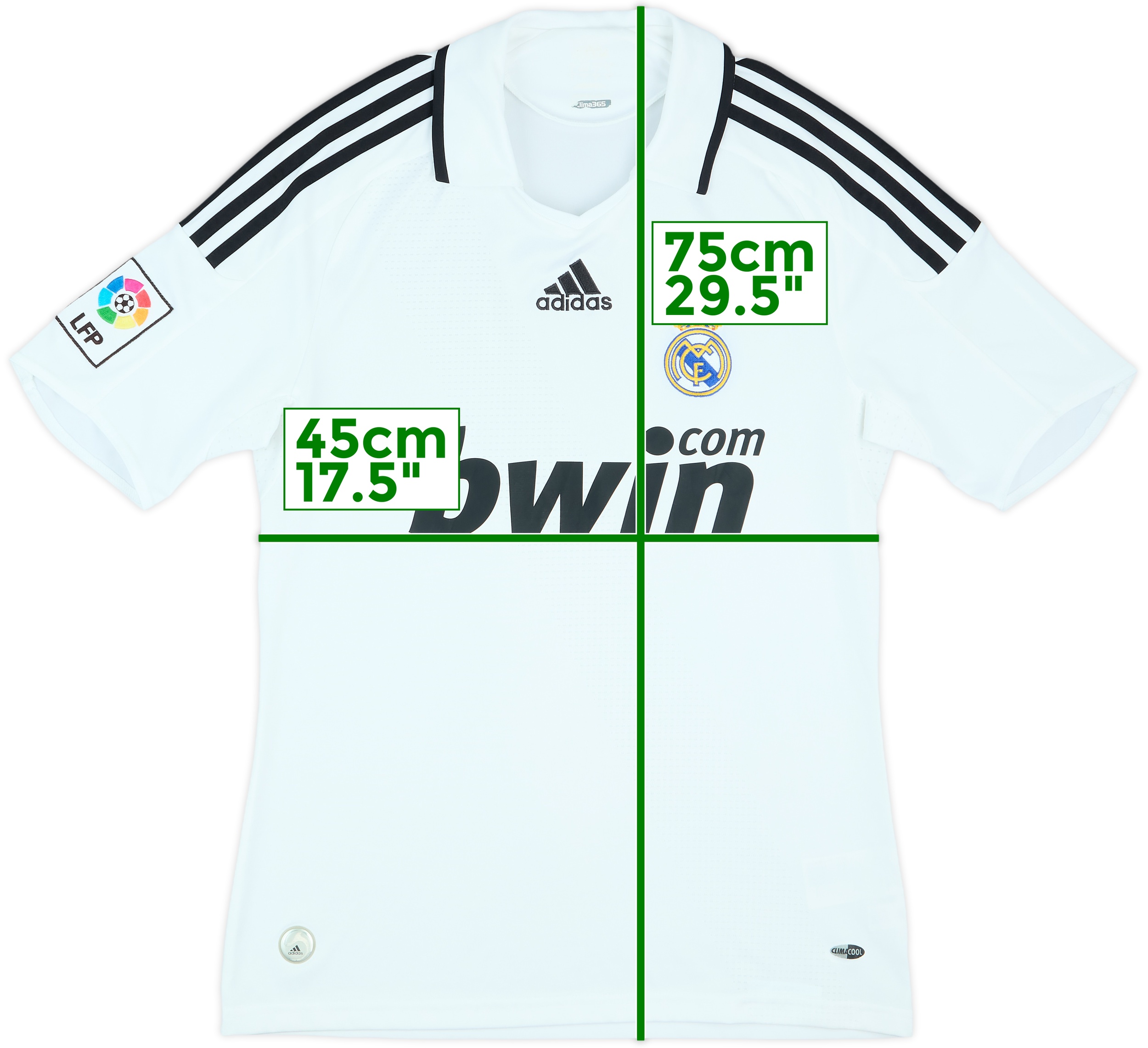 ウェア adidas Real Madrid 2009-10 Home No.7RAUL REAL MADRID SPAIN 2008/2009 HOME FOOTBALL SHIRT JERSEY