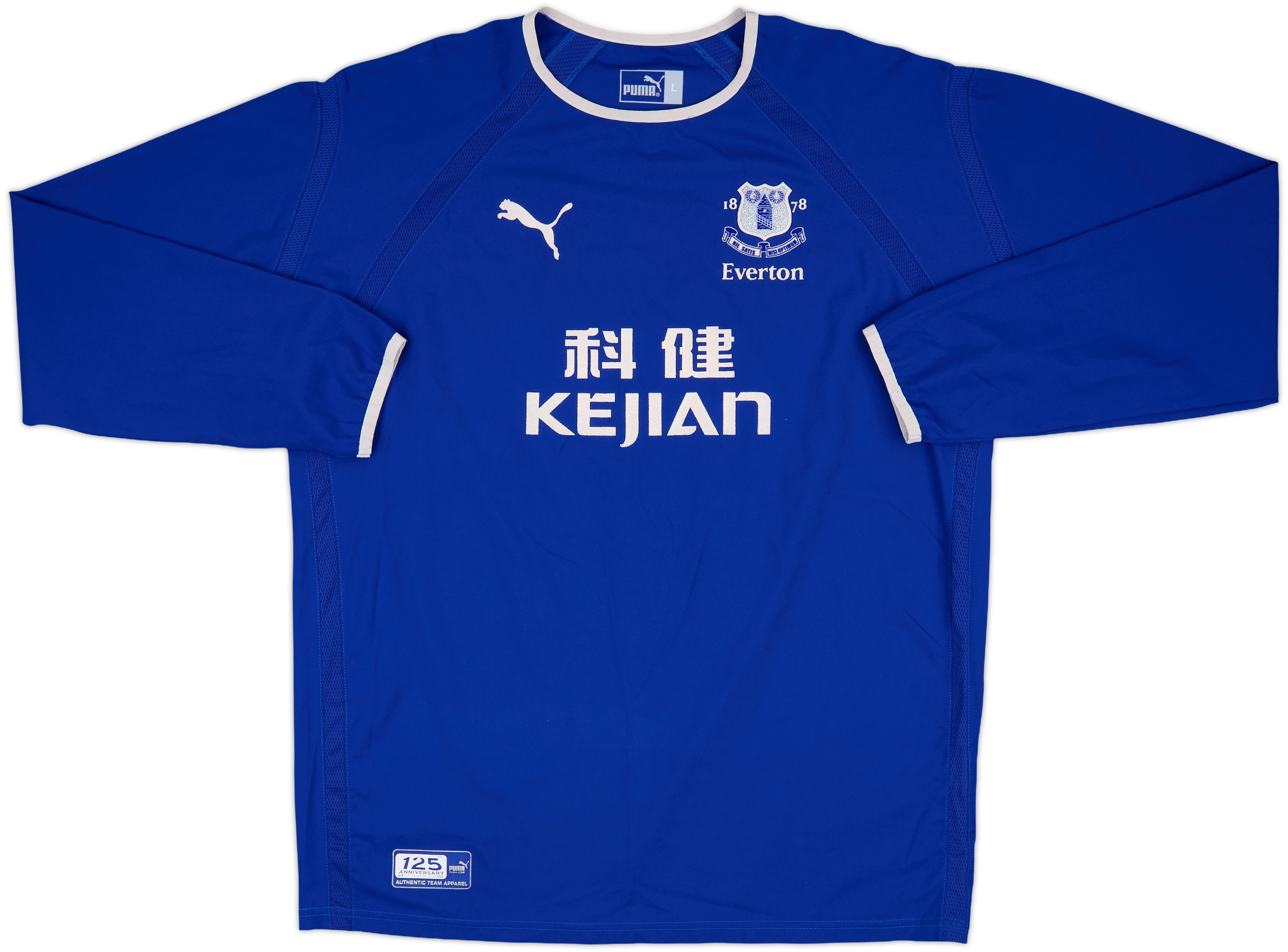 エバートン Rooney 18 シャツ Lサイズ 2003-04 Everton Home L/S Shirt Rooney #18 - 8/10 - (L)