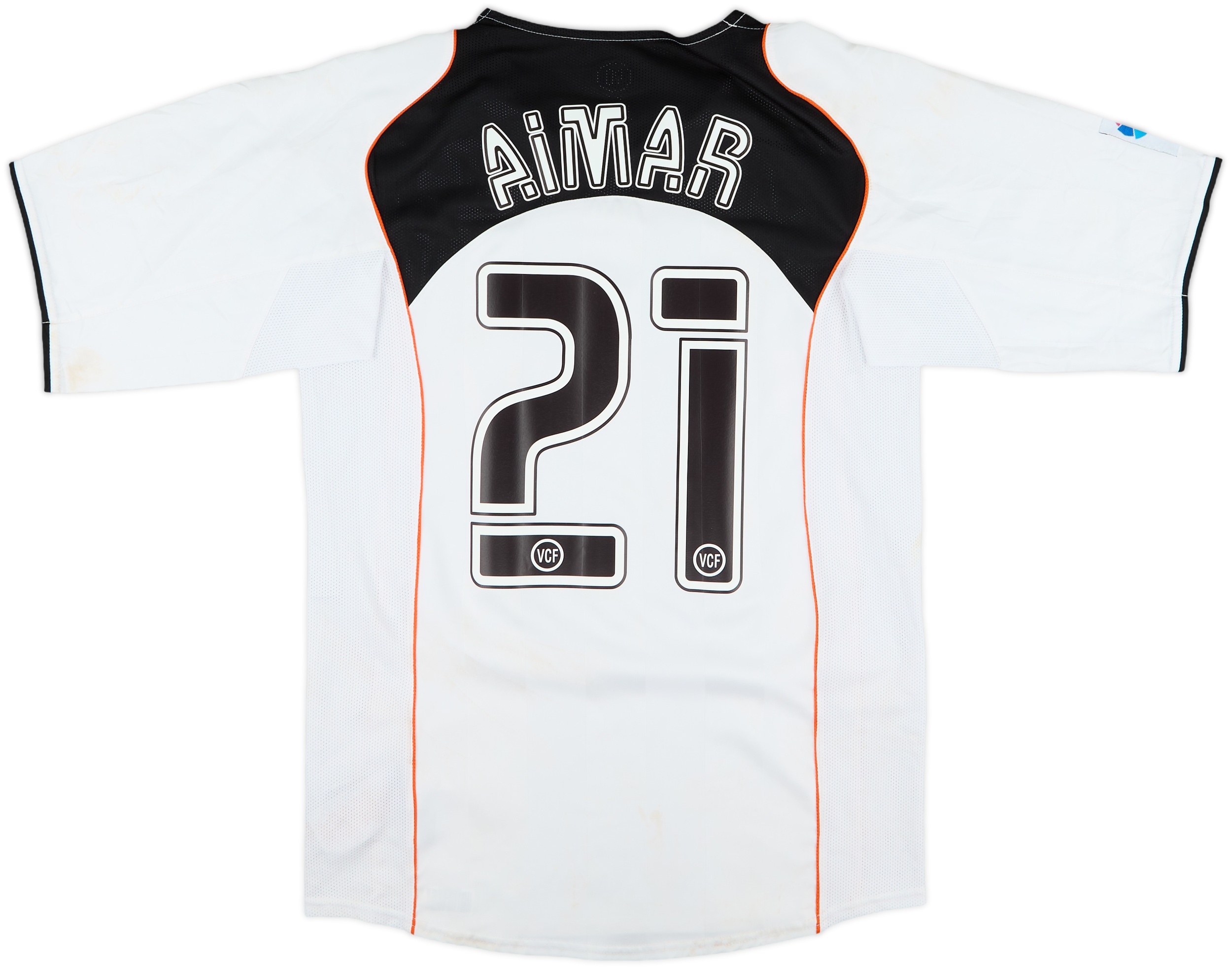 2004-05 Valencia Home Shirt Aimar #21 - 6/10 - (S)