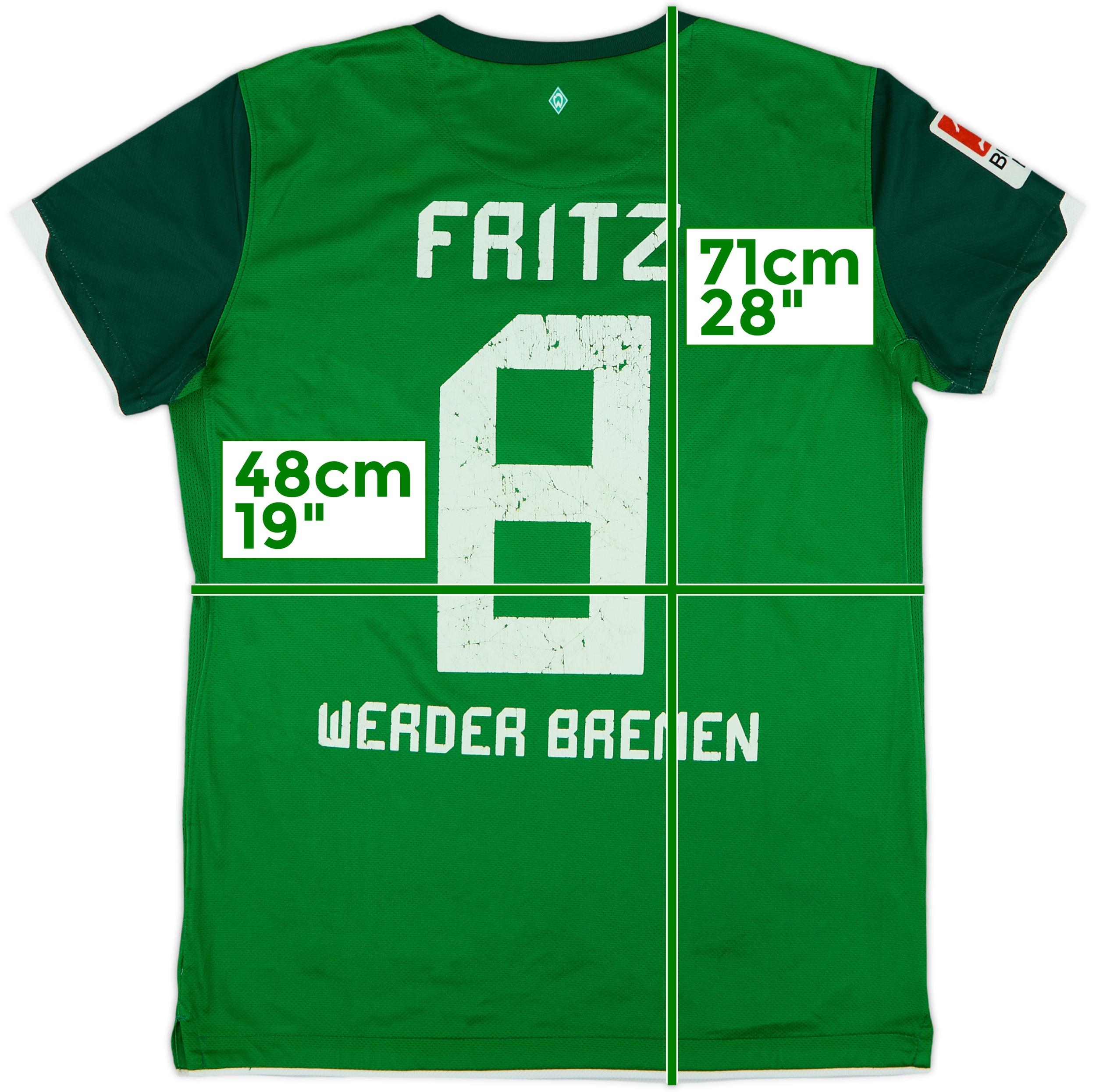 ウェア Werder Bremen 2010/11Player Issue shirt 2010-11 Werder Bremen Player Issue GK Shirt - 9/10 - (XXL)